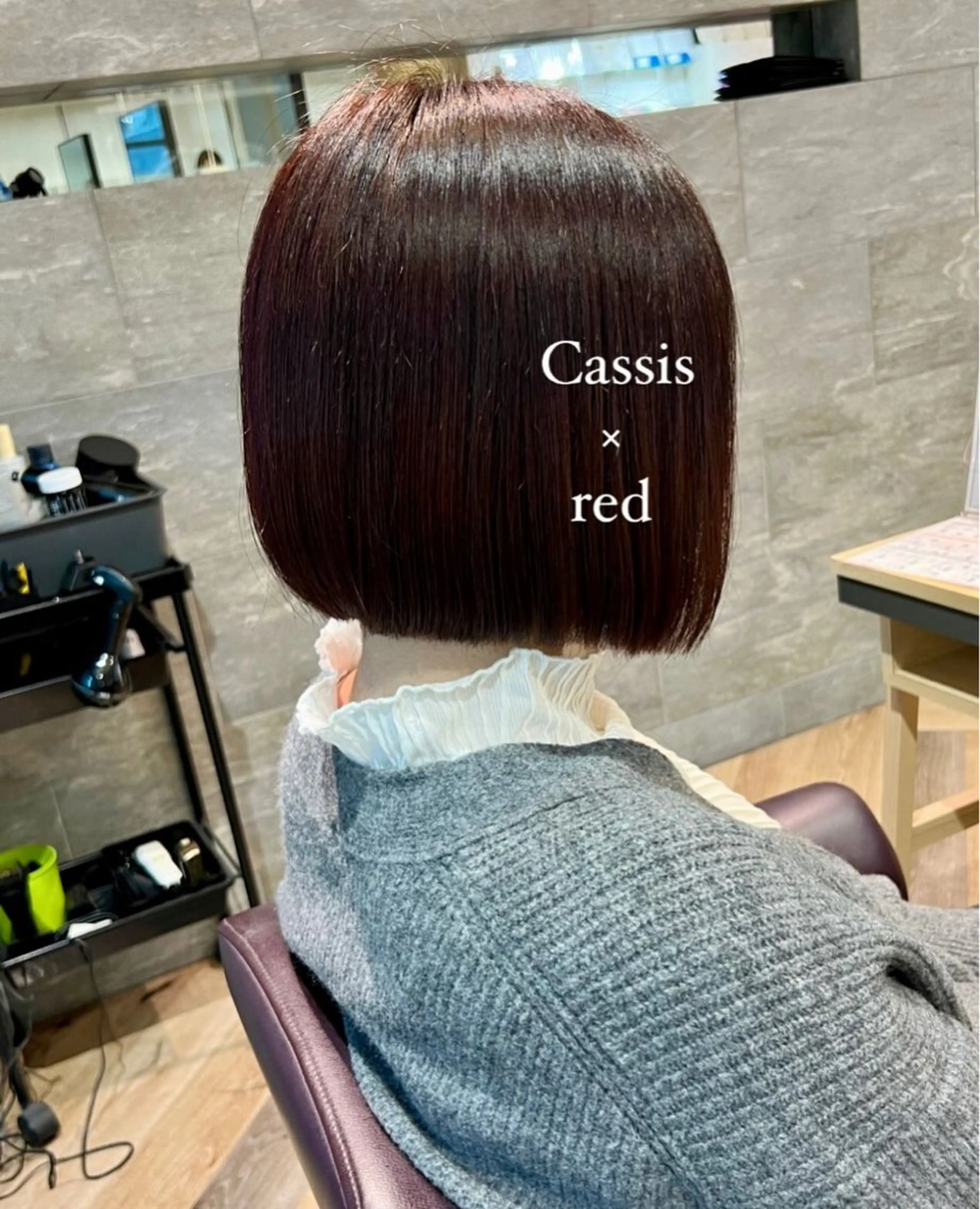 ショート ボブ 加納千華 /ボブ/ぱつっとボブのヘアスタイル