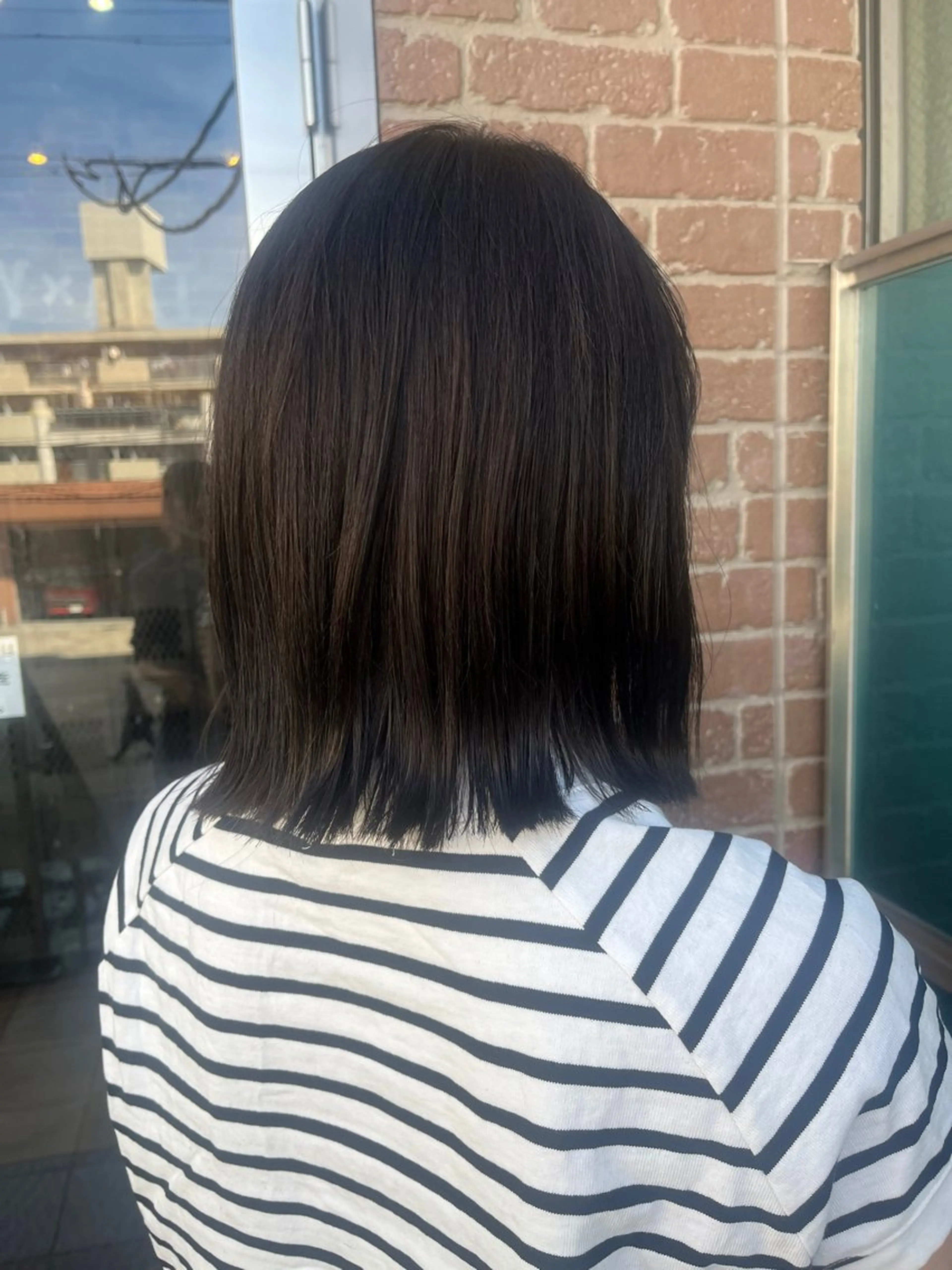 ミディアム カラー メンズ キッズ 久木原 ゆりのヘアスタイル