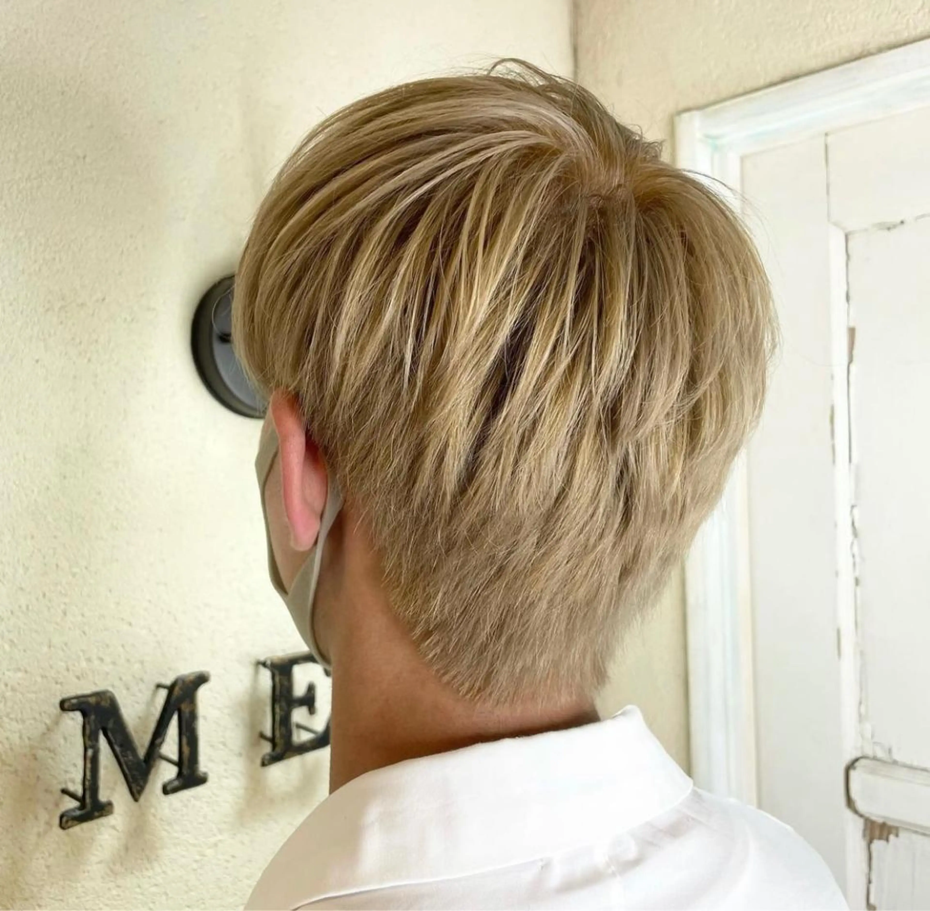 カラー メンズ メンズブリーチ アディクシーカラー ブリーチ エドルカラー イルミナカラー 髪質改善ヘアケア 艶髪特化/上田のヘアスタイル