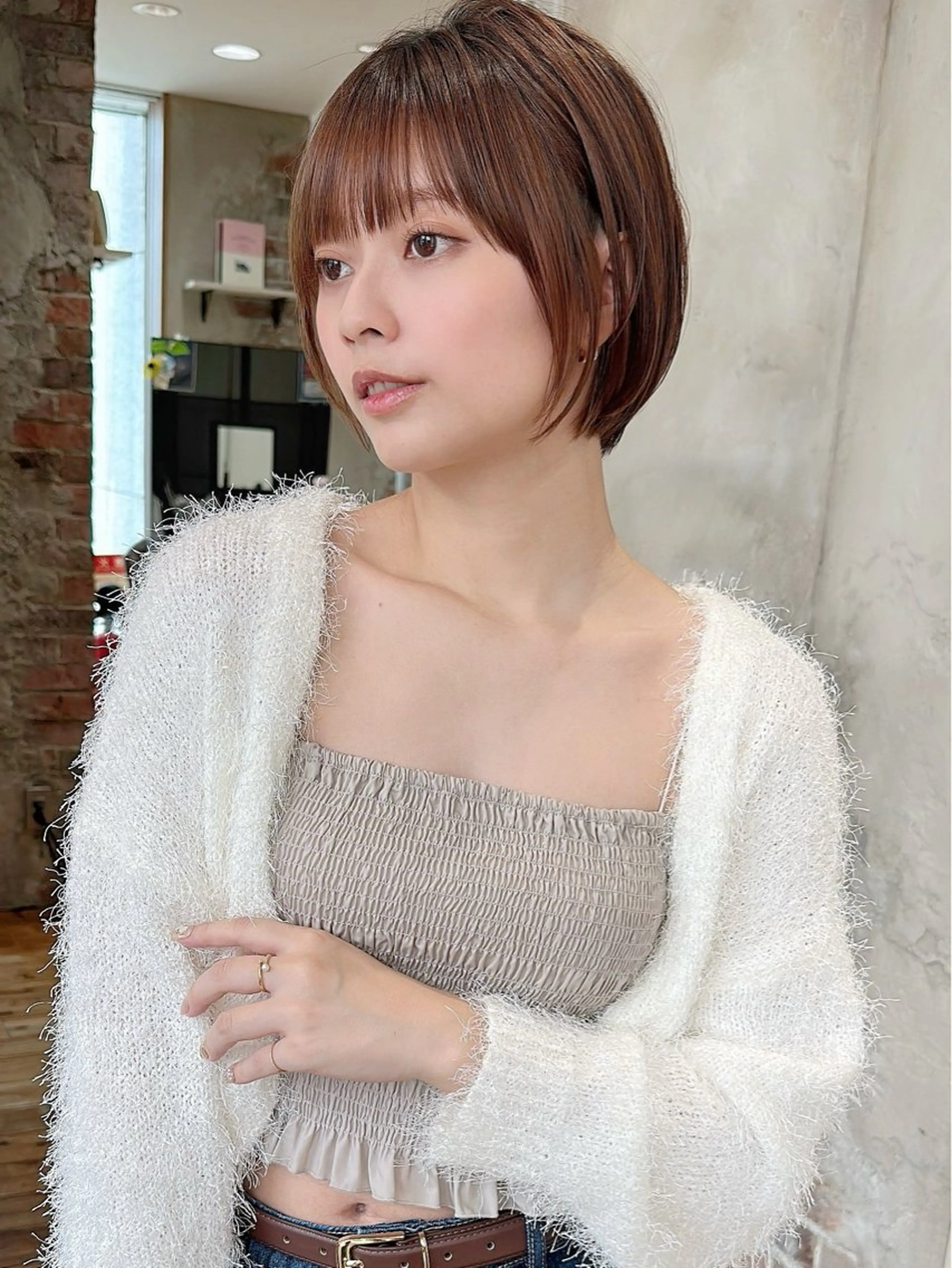 ショート カラー ショートボブ ボブ 似合わせカット ショートヘア 小顔カット カット ヘアカラー トリートメント ショート、ボブの神✨ 峯朋也✂︎✨のヘアスタイル