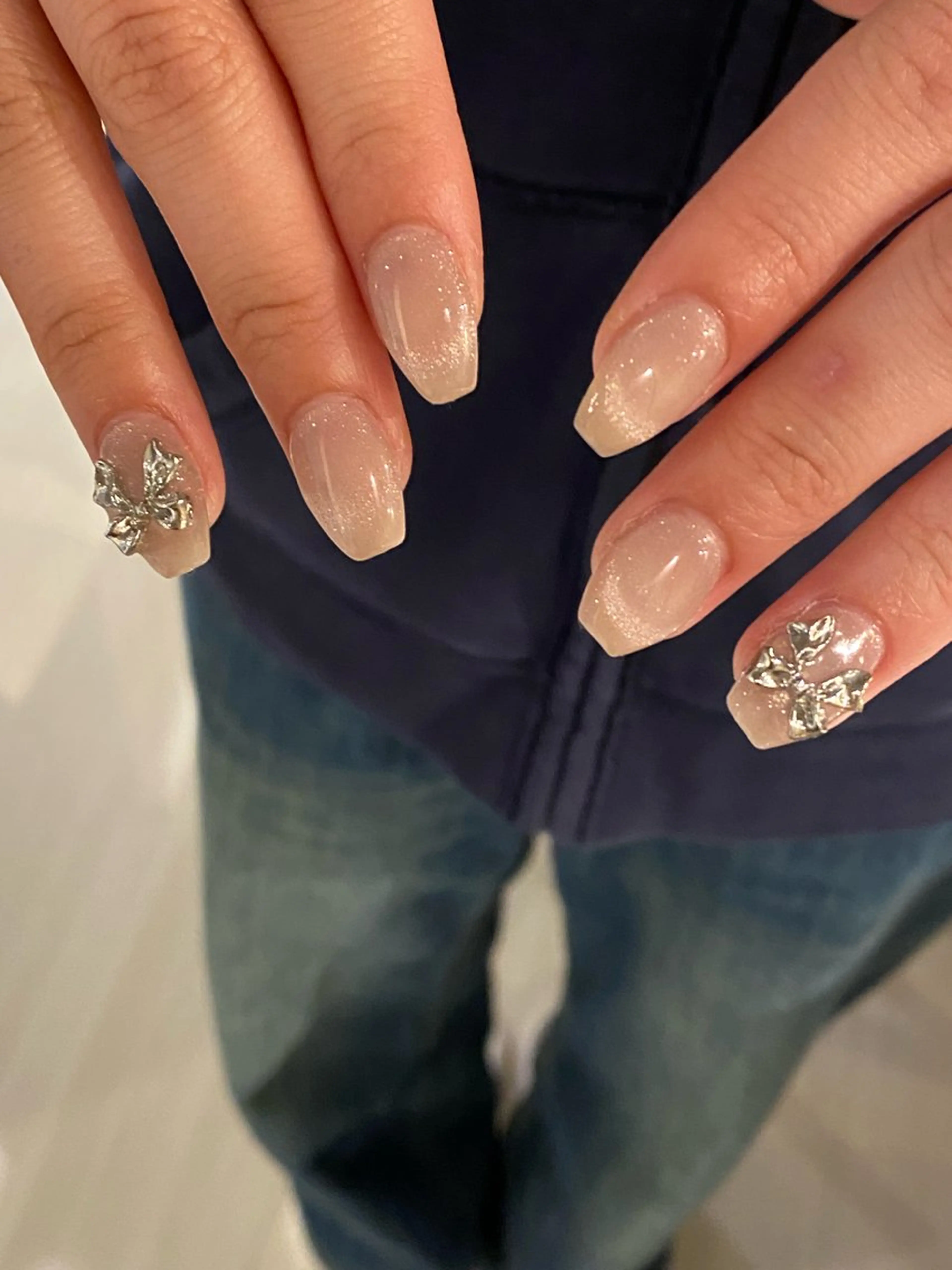 ネイル リボン melty 神宮前/ fuukaのネイルデザイン