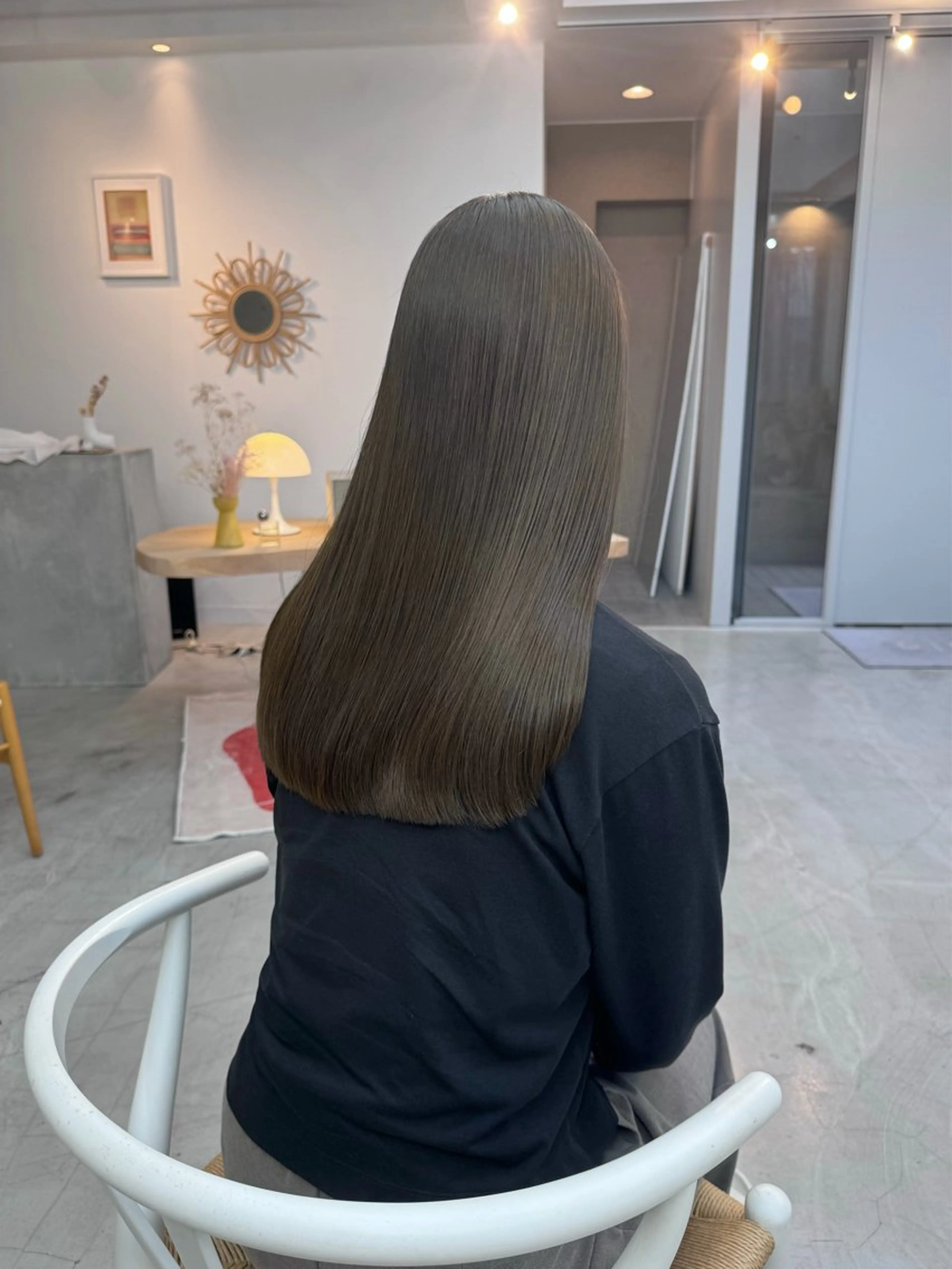 髪質改善の縮毛矯正の写真