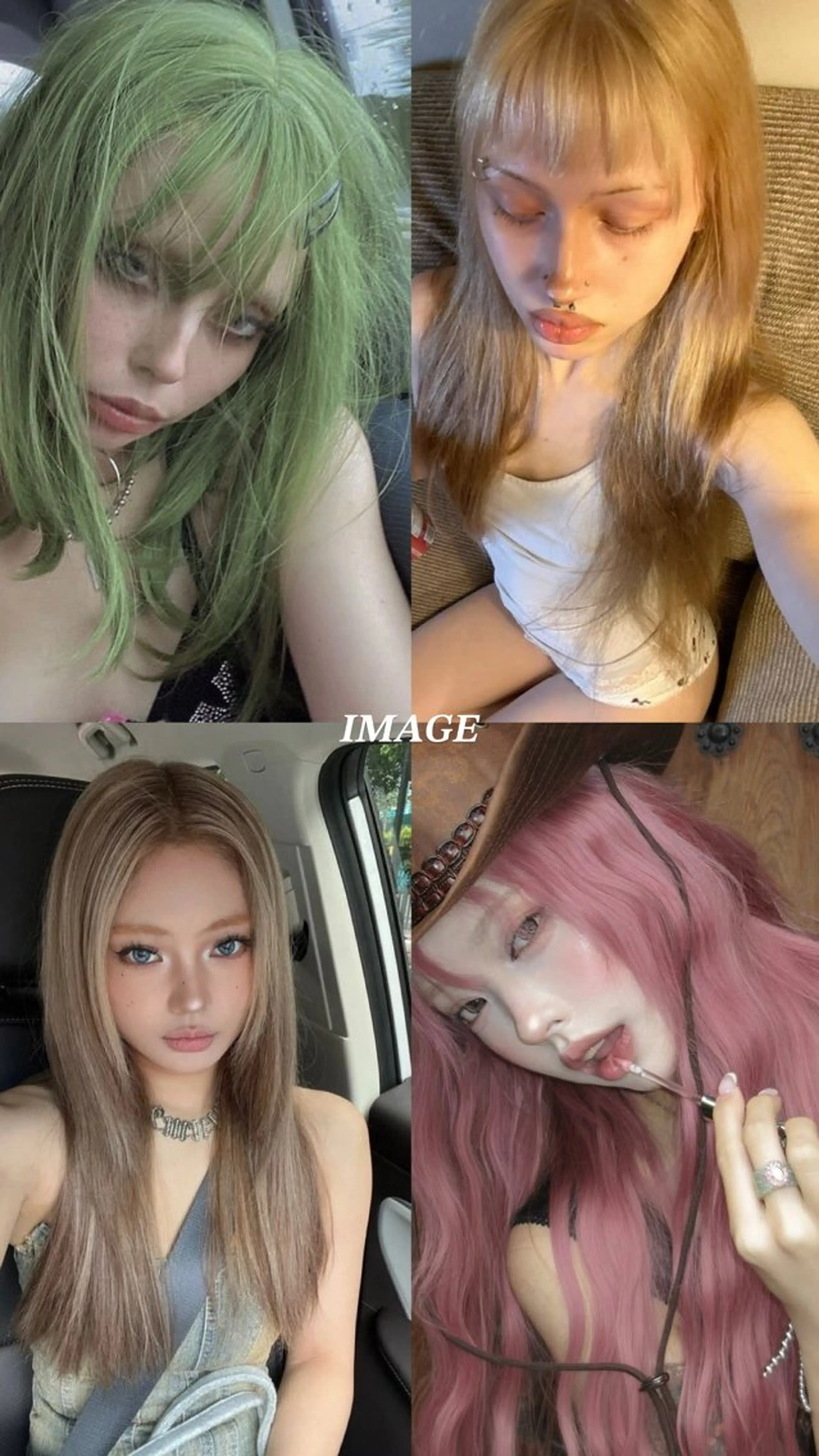 🎀‎🤍【ブリーチリタッチ＋フルカラー+トリートメント】🌷💗(鎖骨までの長さの方)の写真