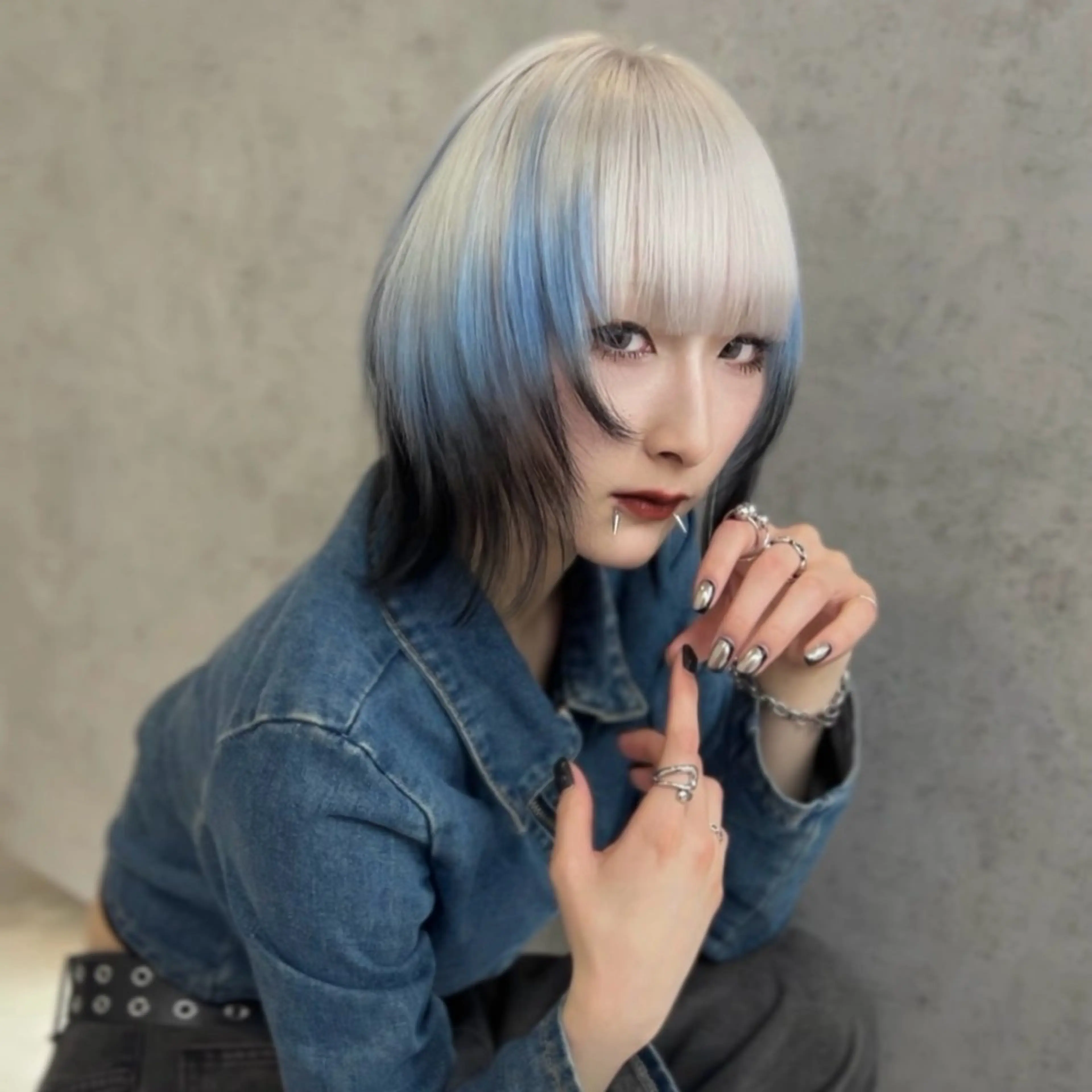 ミディアム カラー ヘアカラー Ren. 🦋デザインカラーのヘアスタイル