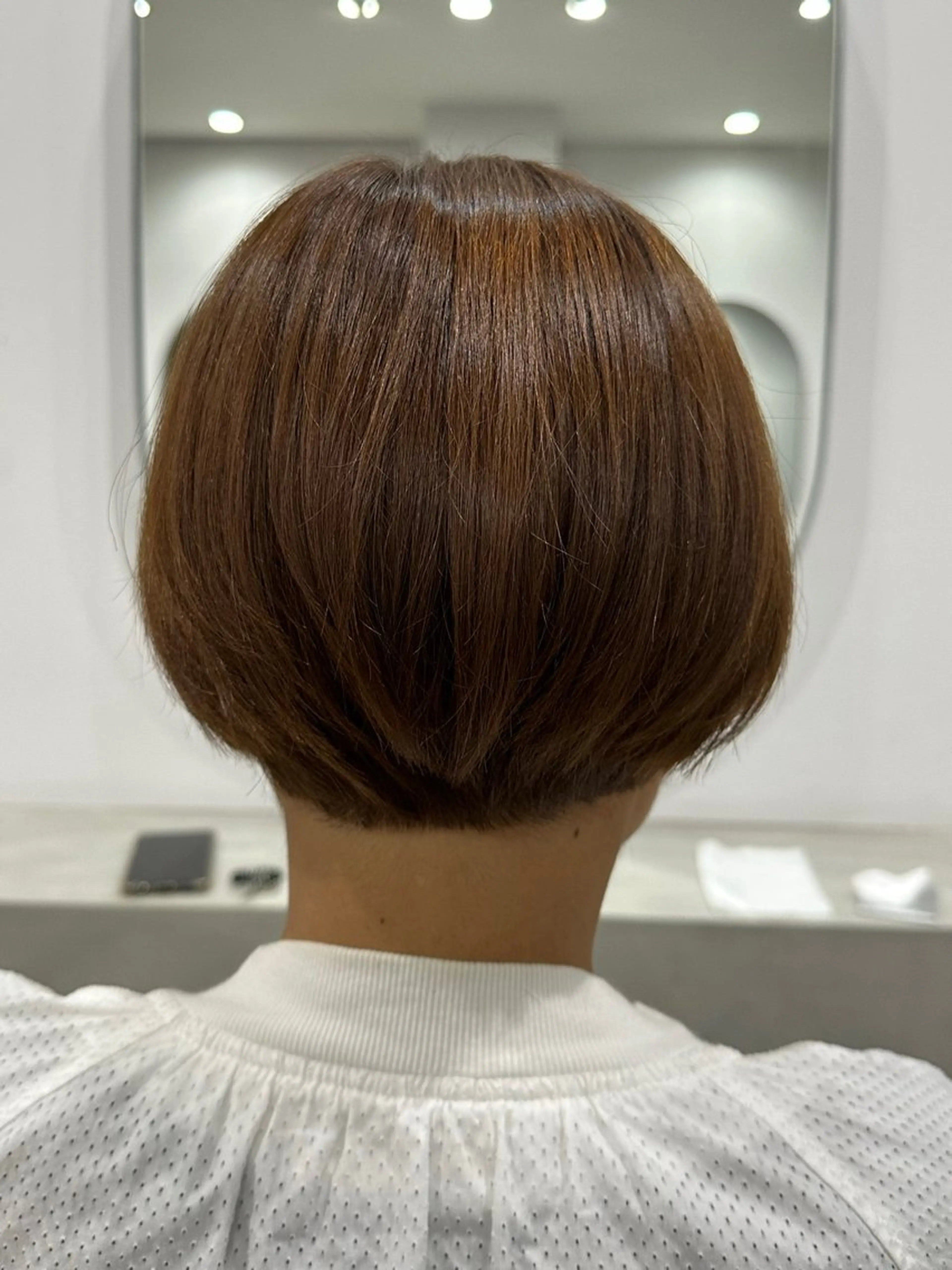 ショート シガ ミクトのヘアスタイル