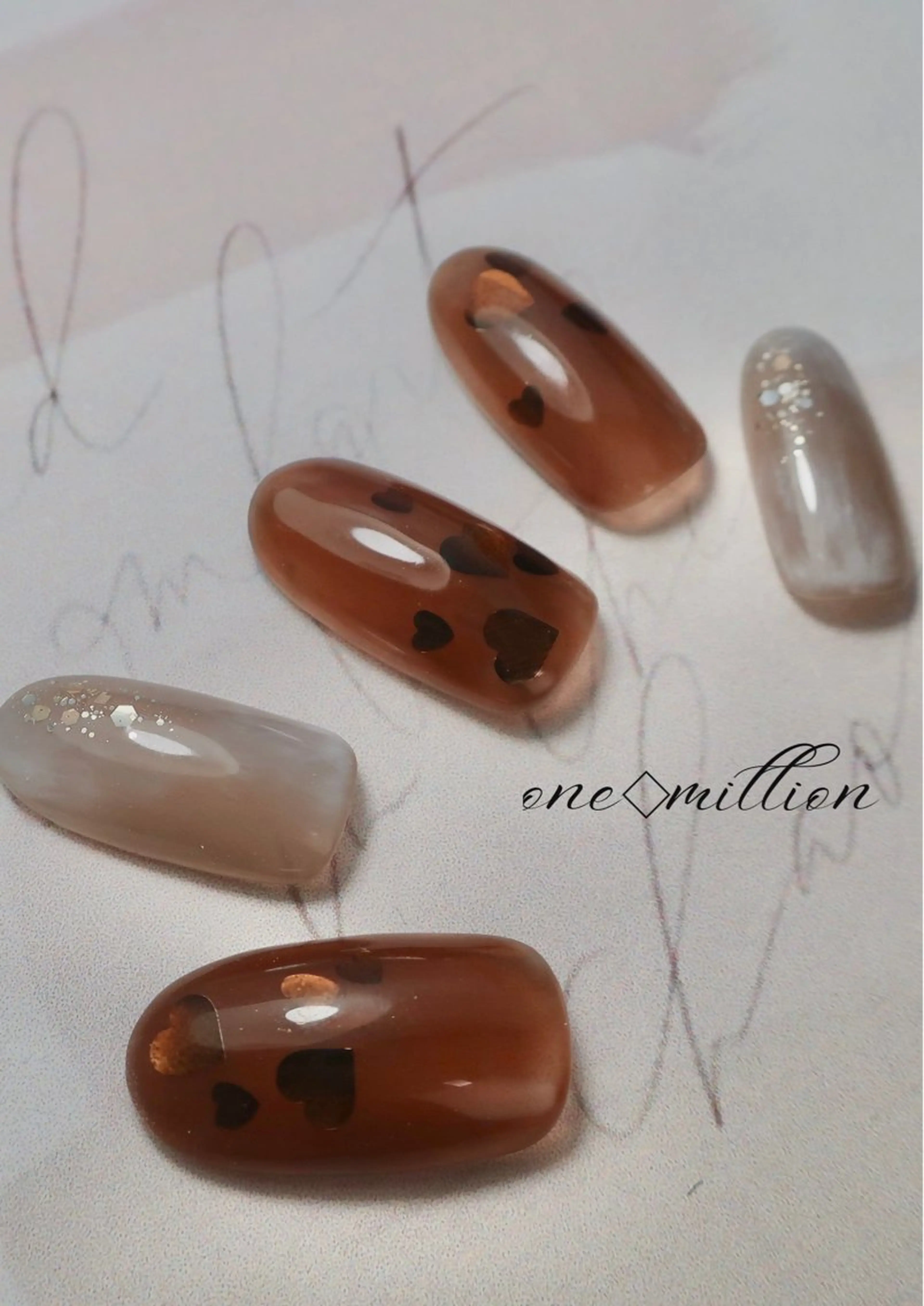 ネイル nail salon ワンミリオンのネイルデザイン