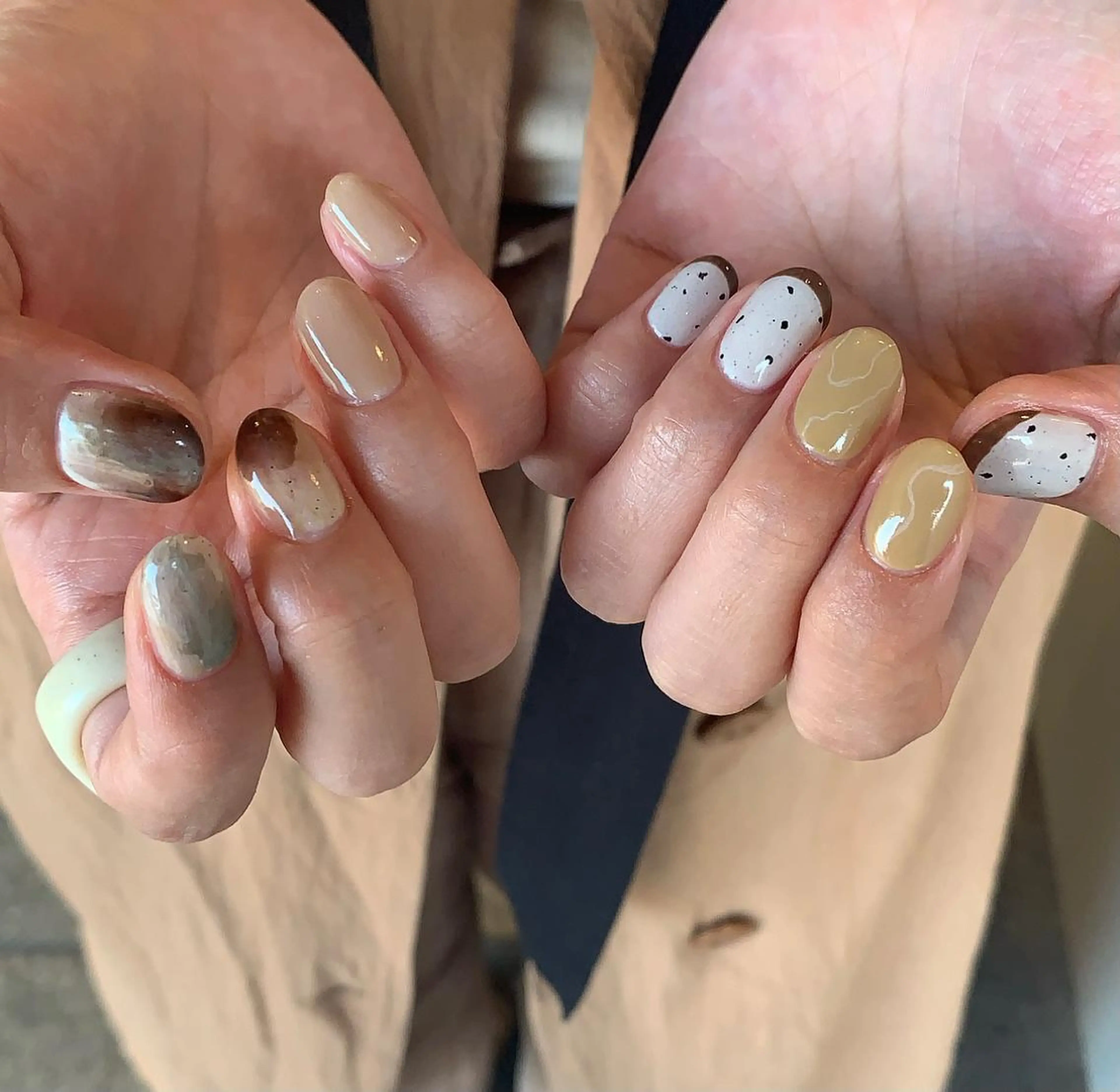 ネイル ハンドネイル にしぐち はるかのネイルデザイン