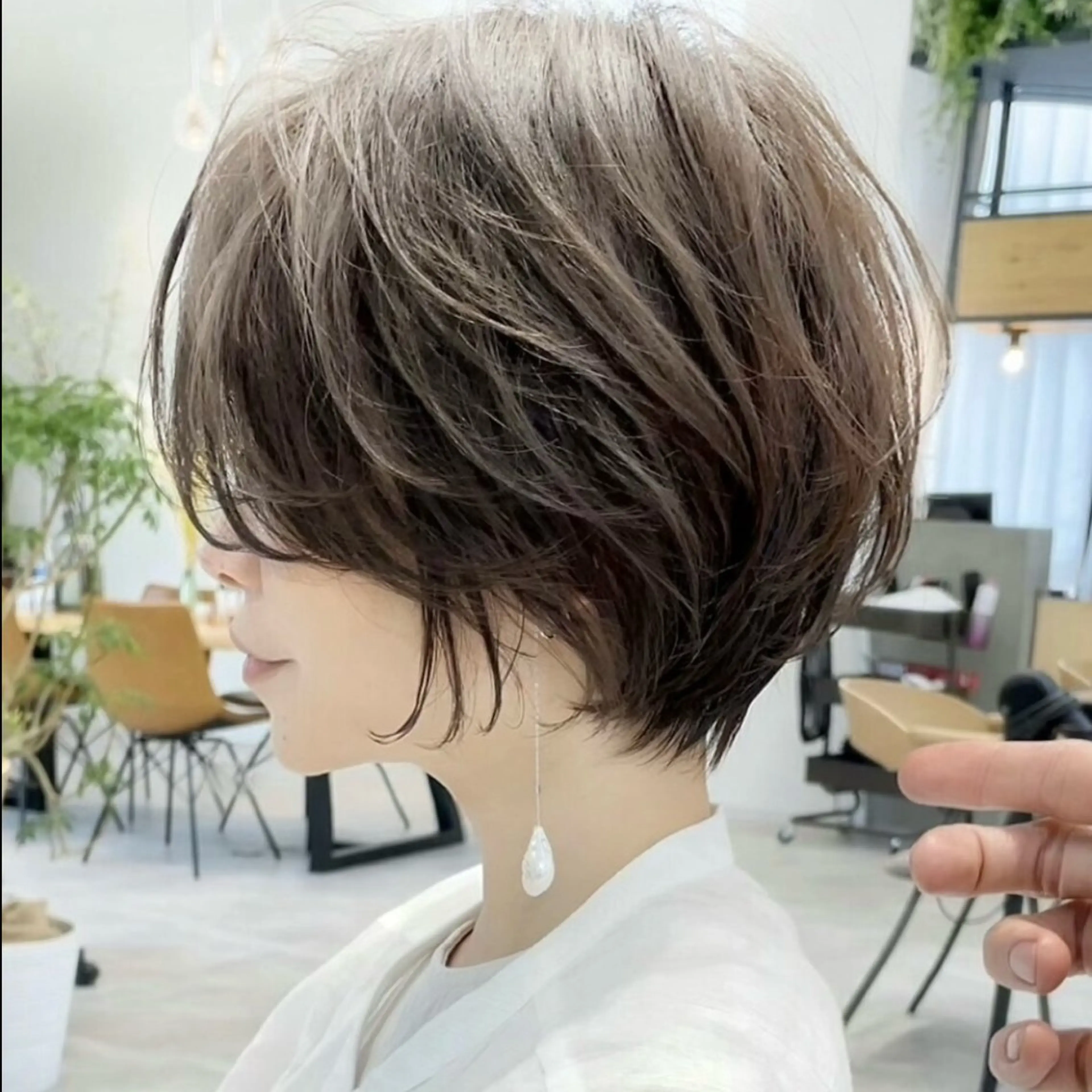 ショート カラー ⭐️銀座/ショート/ 艶カラー/りょうがのヘアスタイル