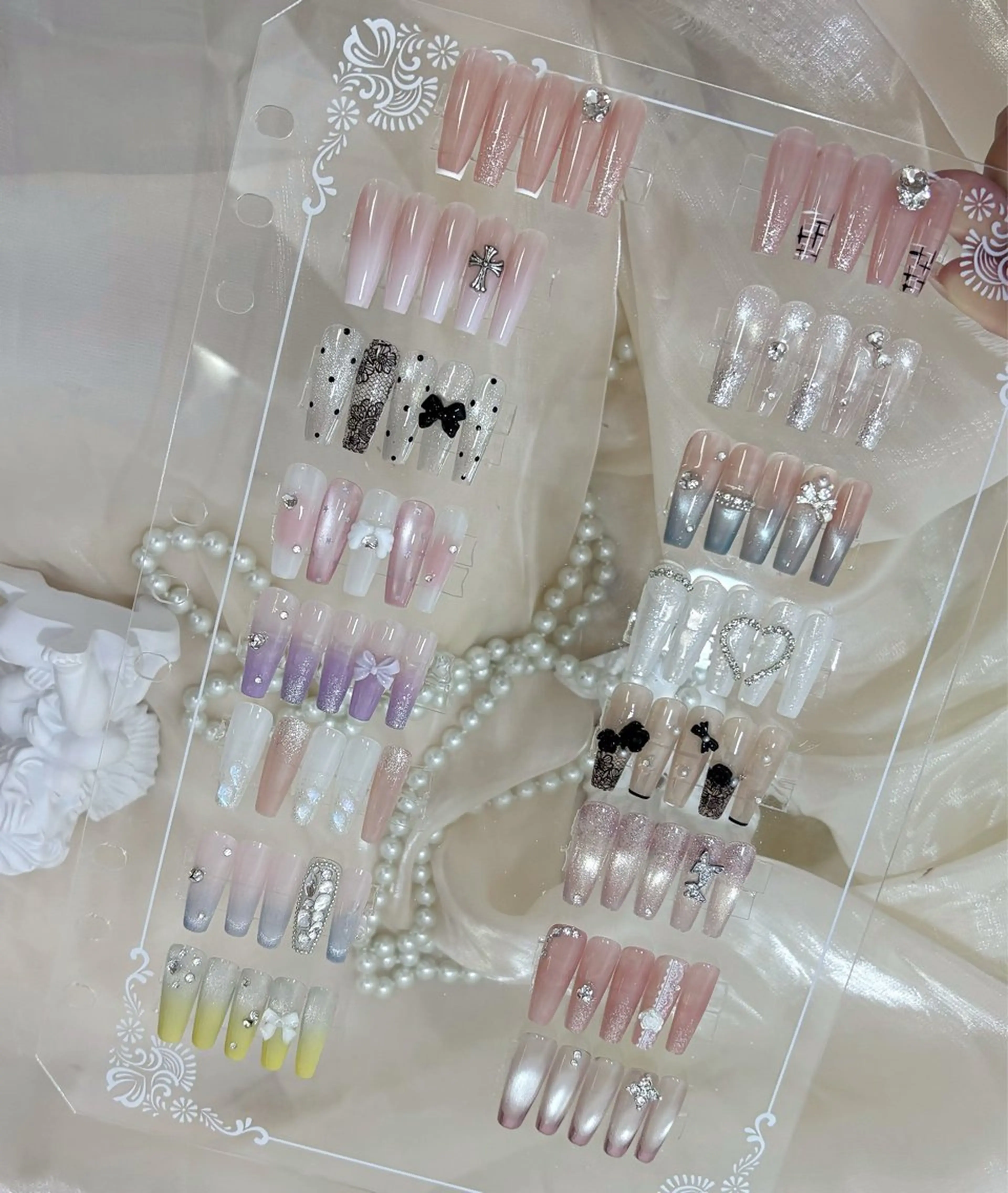 ネイル ハンドネイル M🌷nail 長さだし専門店のネイルデザイン