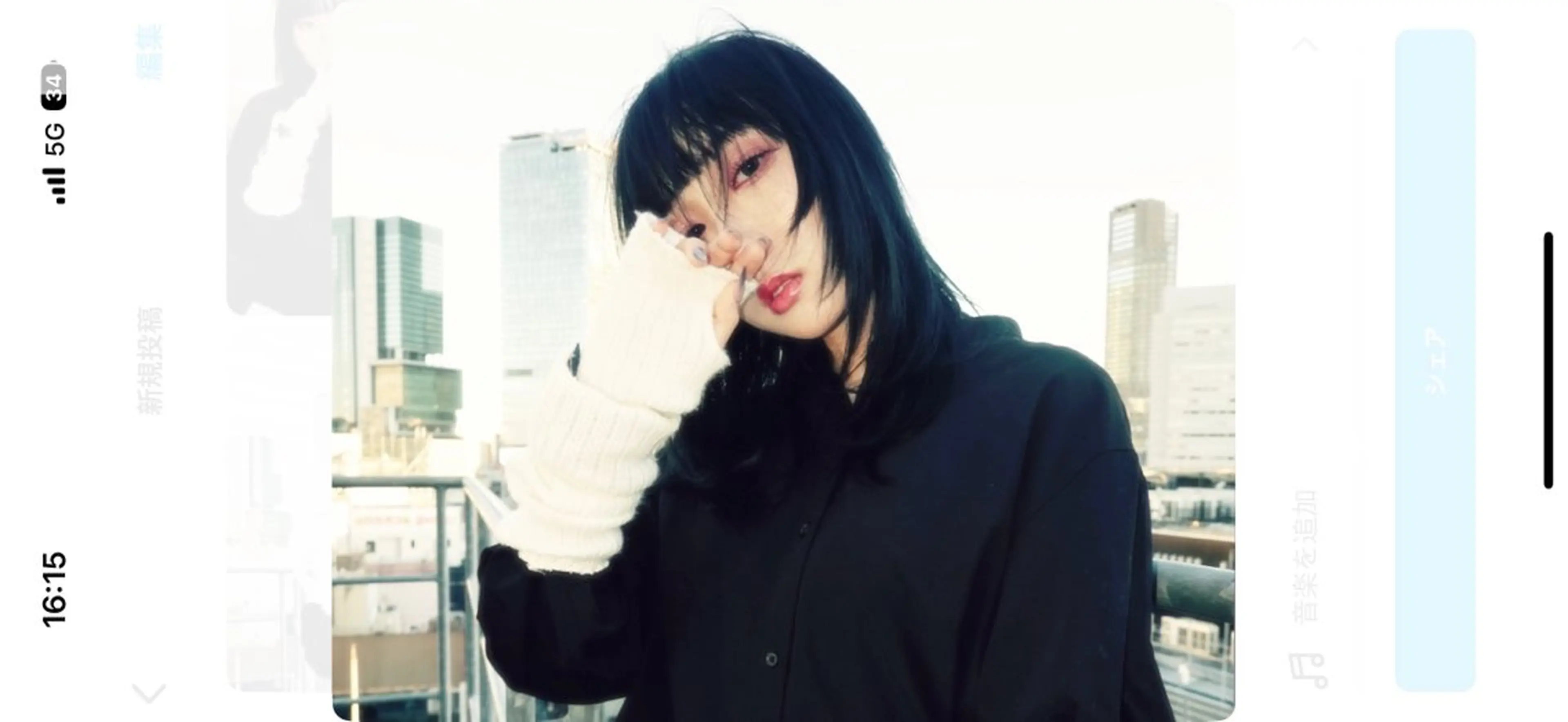 ミディアム 小顔カット bloc japon所属・ﾌﾞﾚｲｽﾞ˚✧₊⁎ ﾚｲﾔｰToriのヘアスタイル