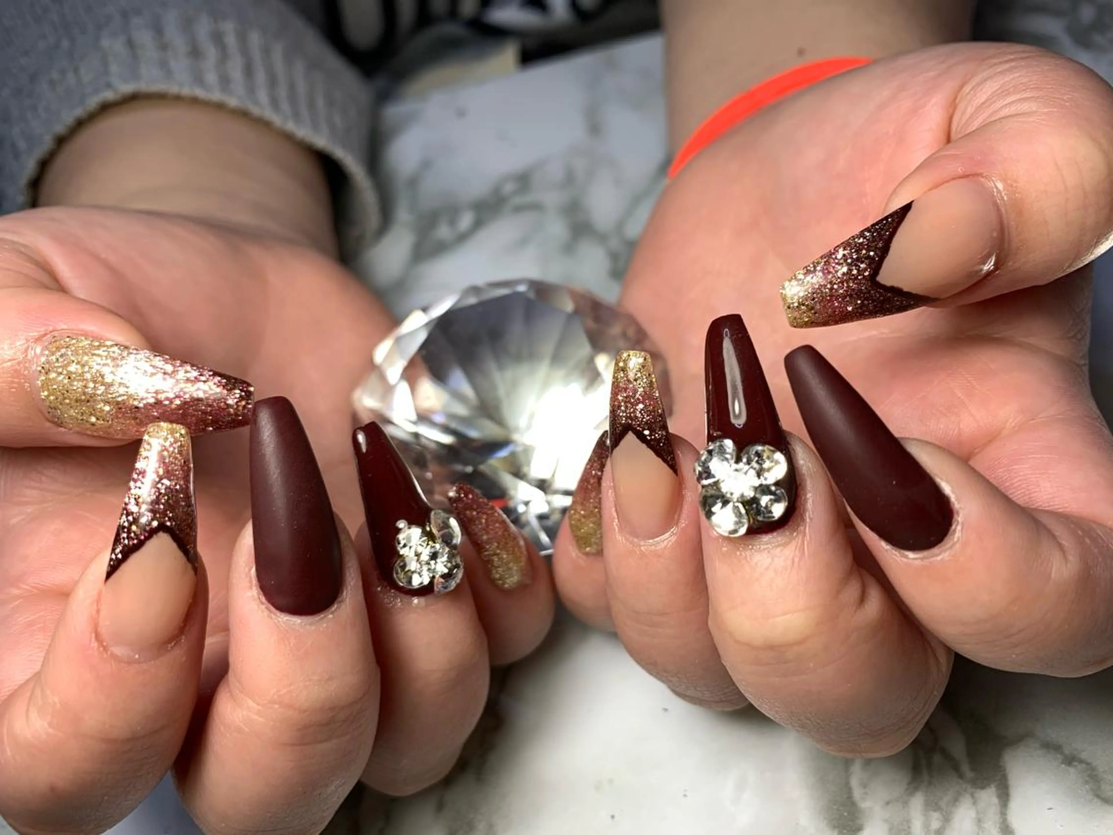 ネイル 長さ出し ジェルネイル ハードジェル ロングネイル ネイルチップ Lilas Nailのネイルデザイン