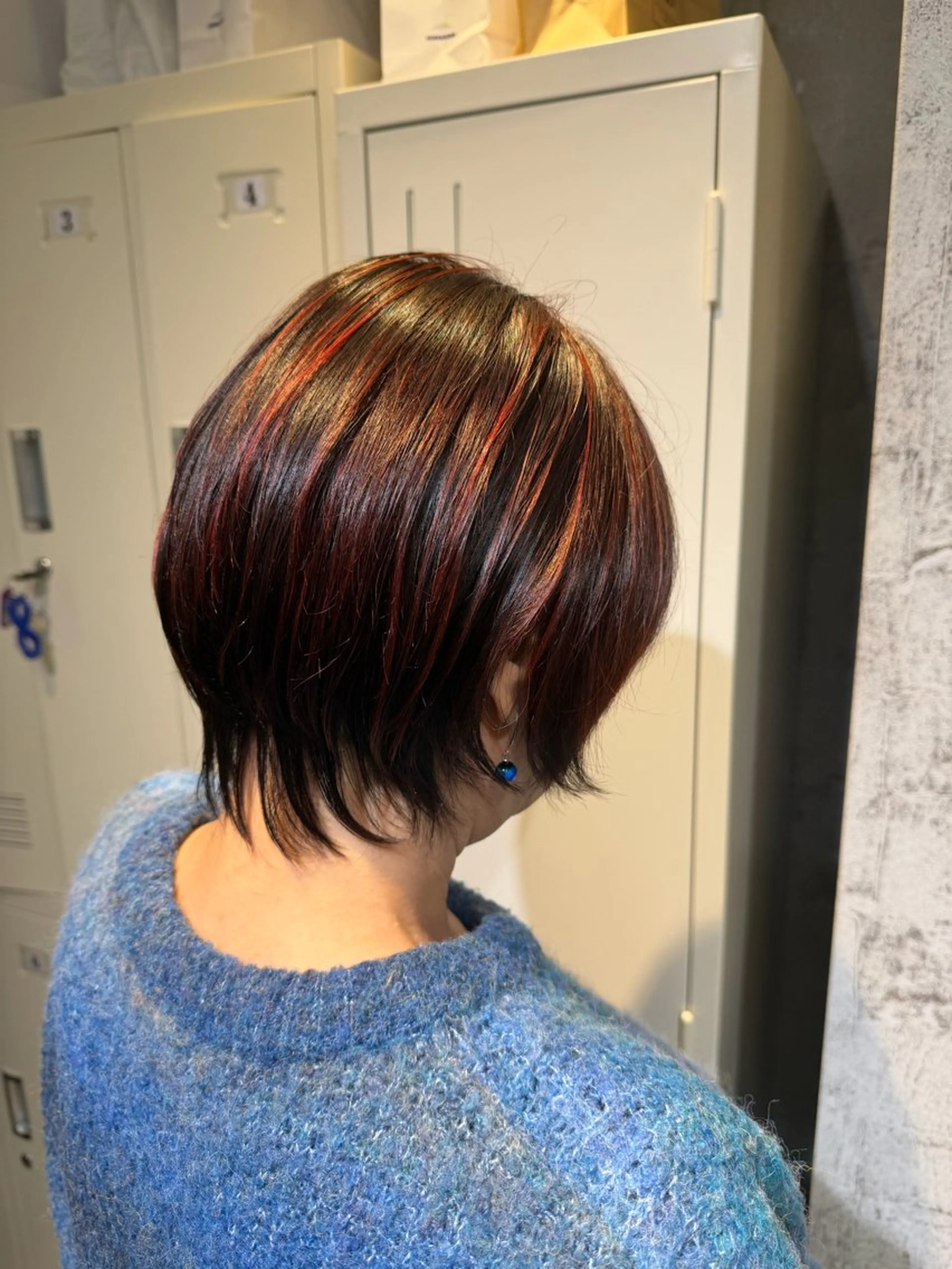 ショート カラー 透明感カラー ハイライトカラー ボブ ハイライト 【代表】ショート カット平川のヘアスタイル