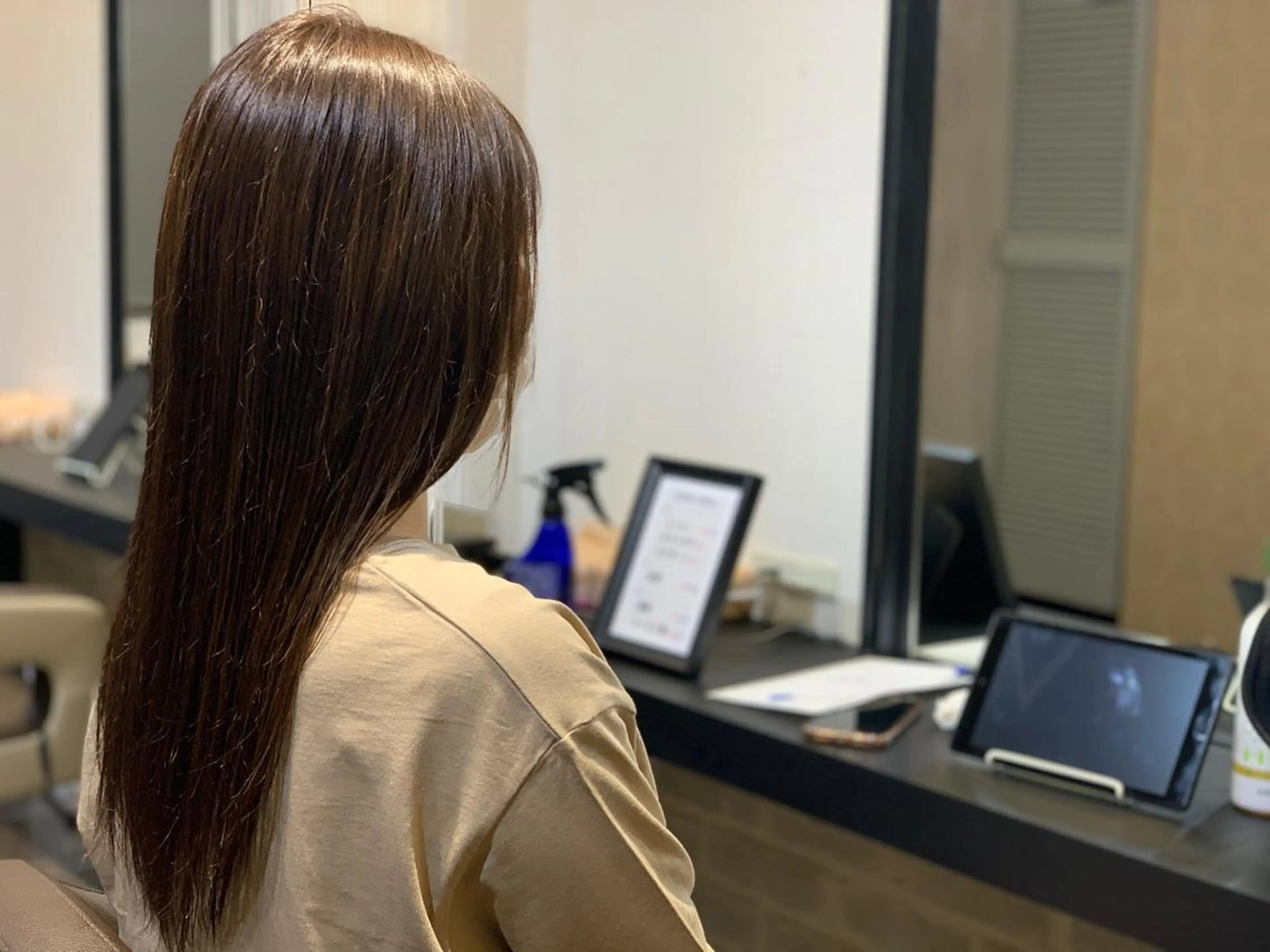 ロング カット ヘアカラー トリートメント ヘッドスパ 川村 綾のヘアスタイル