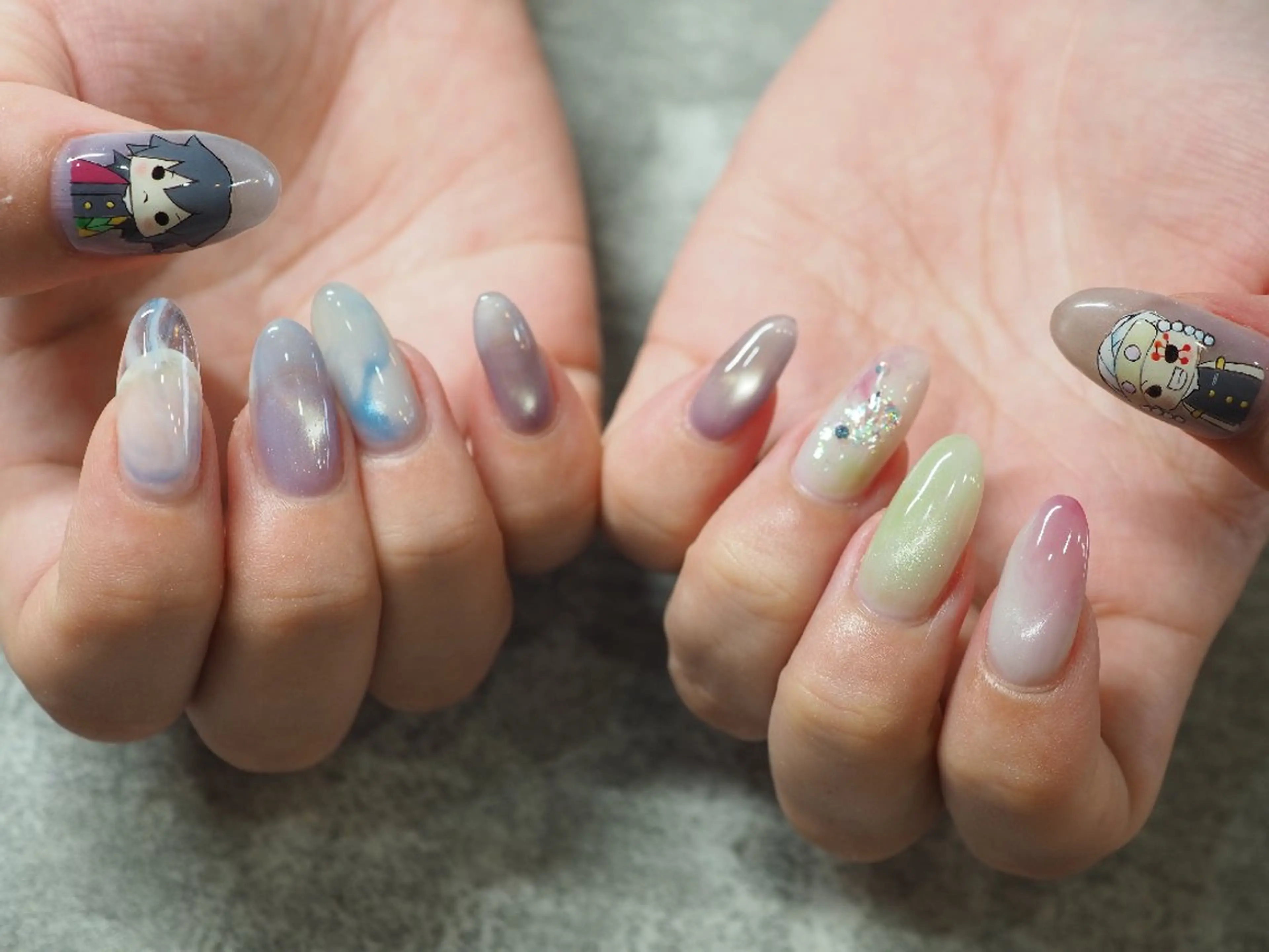 ネイル ハンドネイル glaNje 福光のネイルデザイン