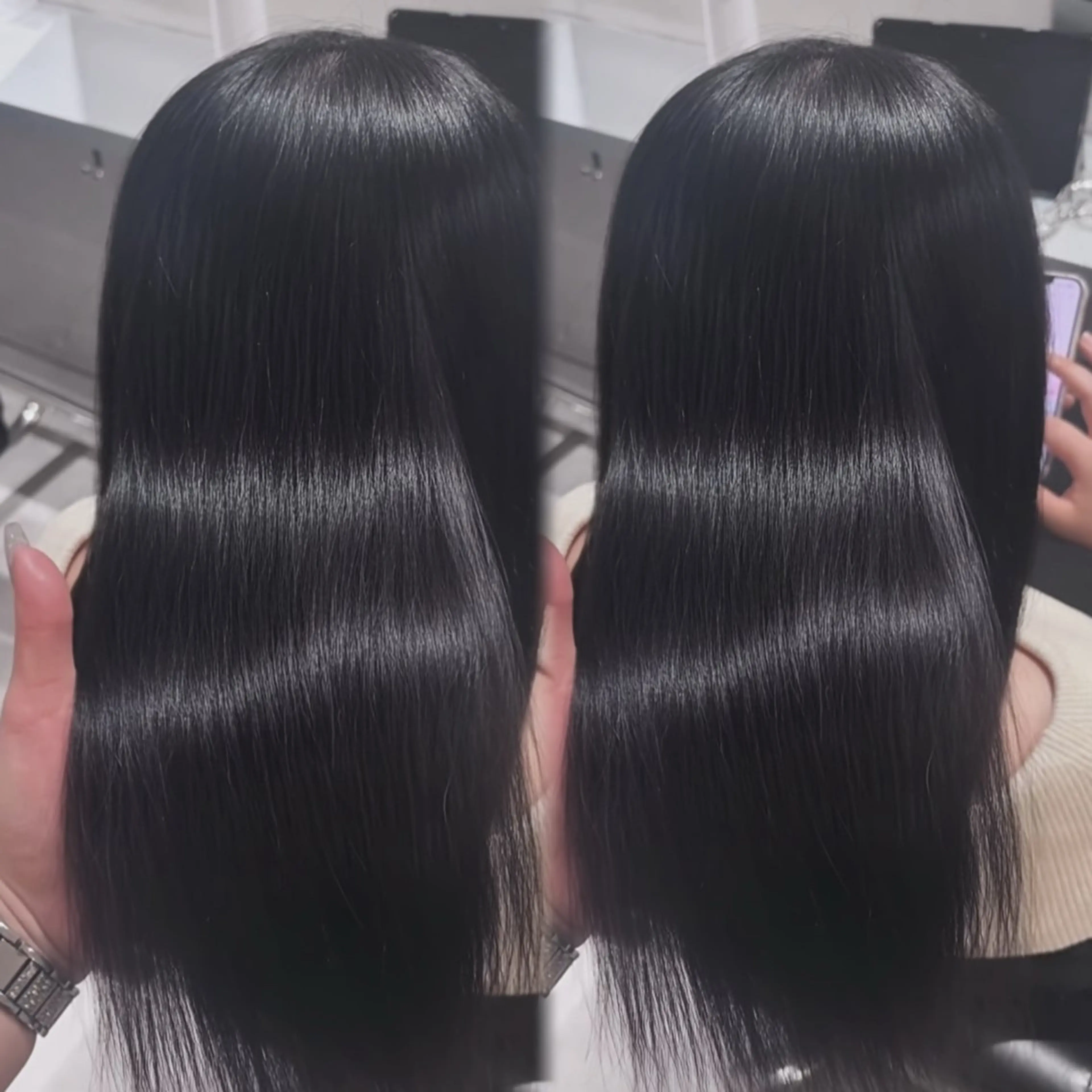 ロング トリートメント 新宿♡暖色カラー/ エクステ/スズ🍒のヘアスタイル