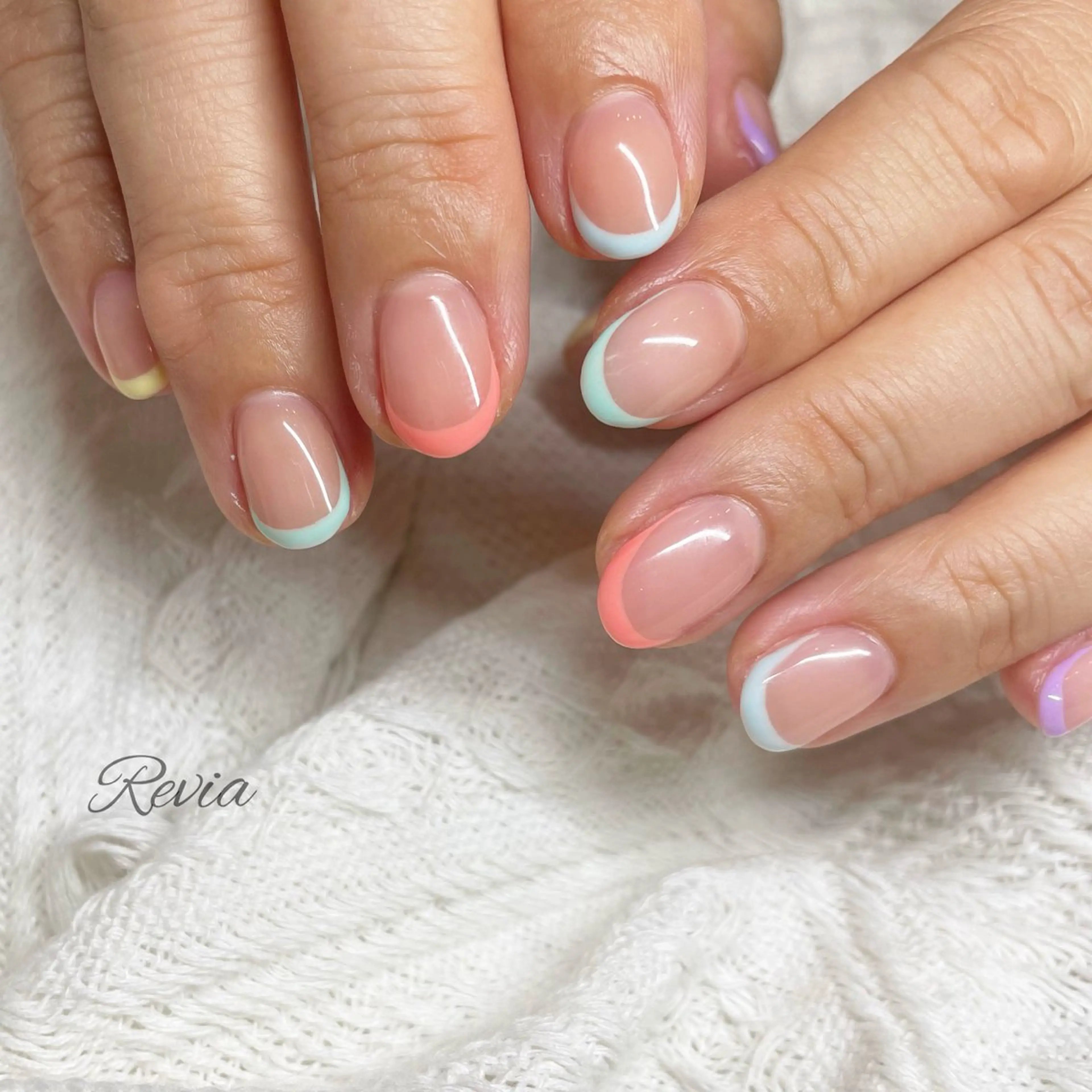 ネイル ハンドネイル revia所属・ERI Nailistのネイルデザイン