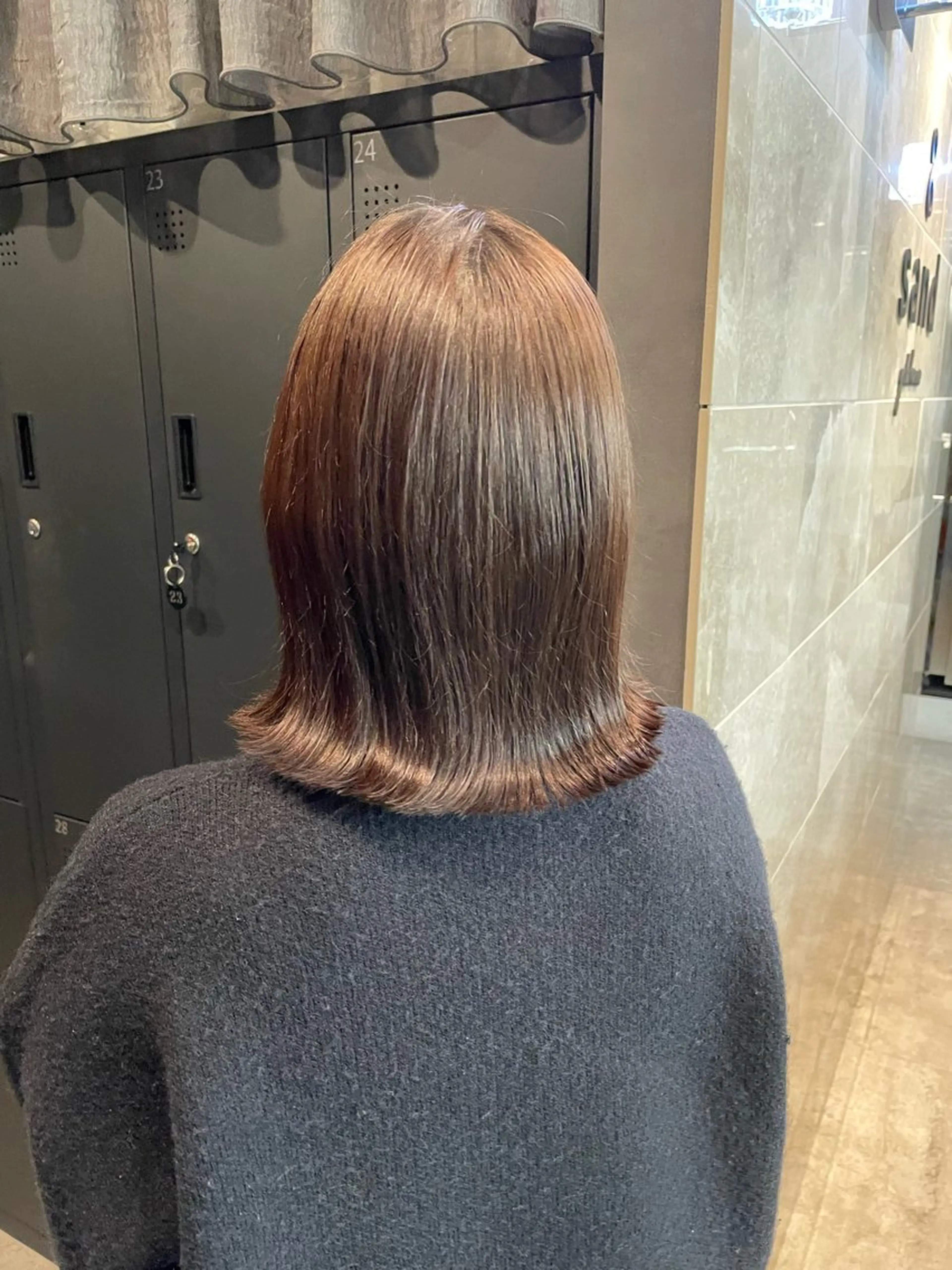 ミディアム ボブ 長めボブ 似合わせレイヤー🌟 巻ける縮毛矯正みつきのヘアスタイル