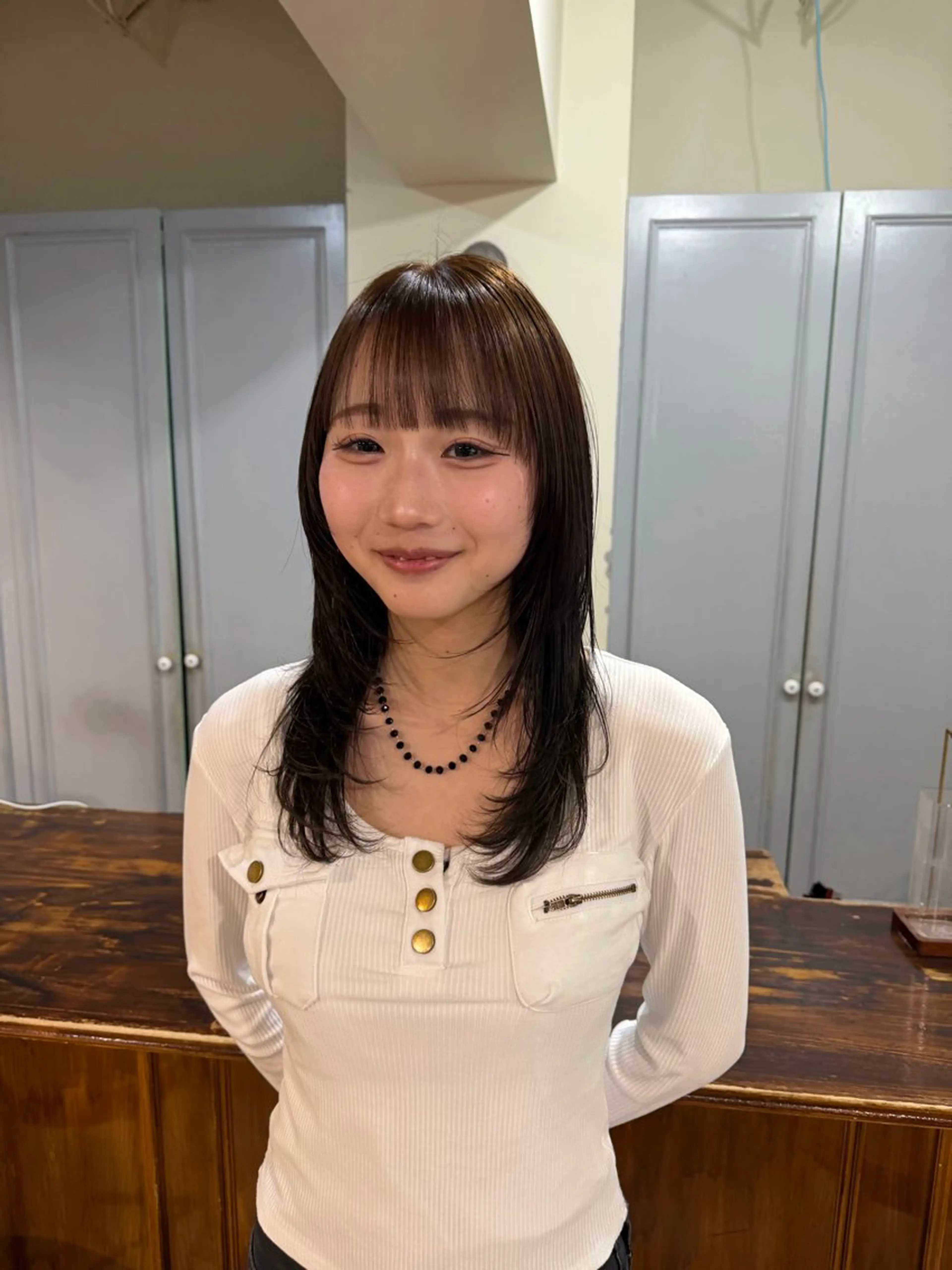 ミディアム カラー カット ヘアカラー トリートメント 🤩噂のMr.髪ポジ ティブ®️yu🤩のヘアスタイル