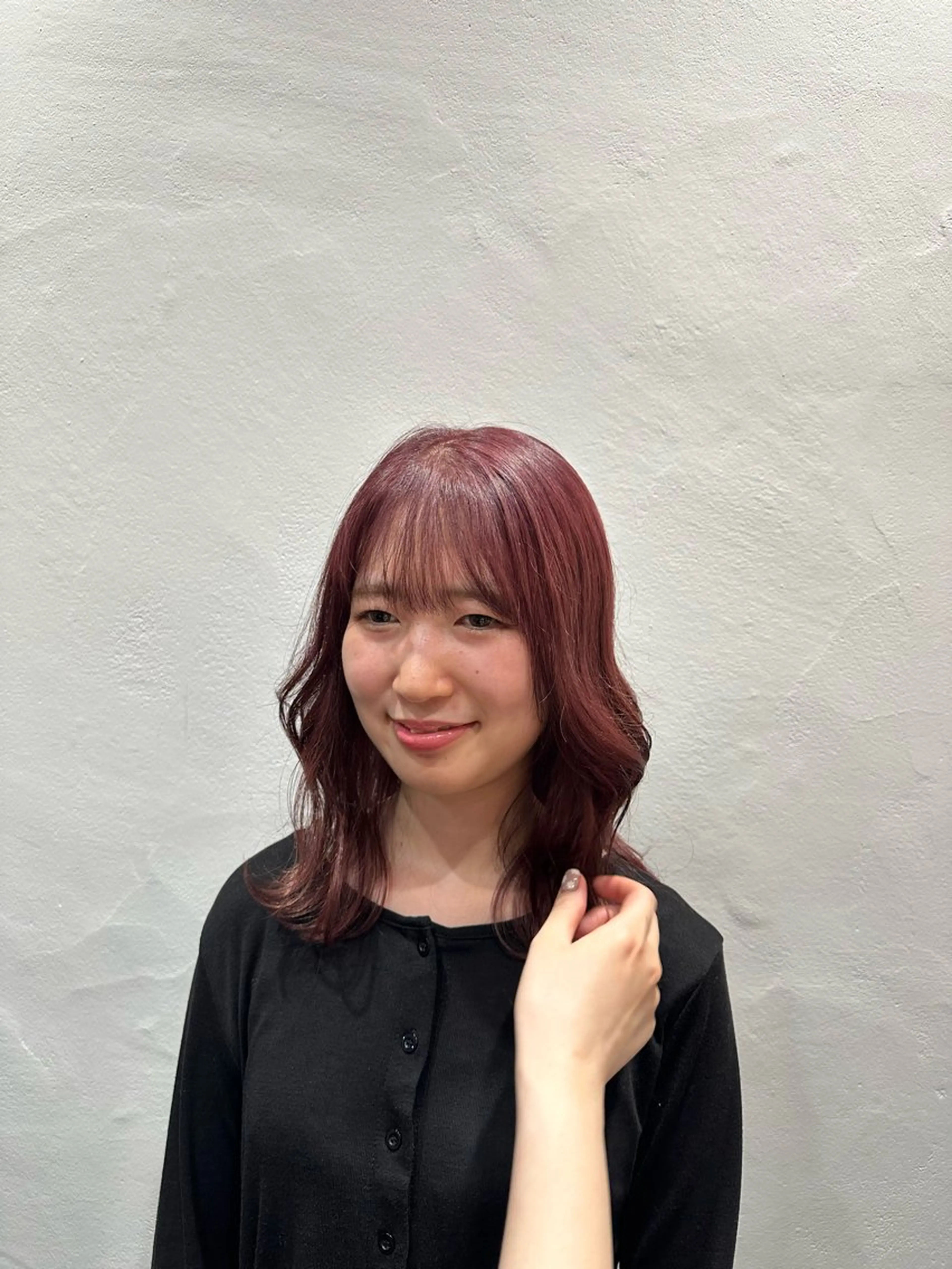 ミディアム 稲本麻衣 【韓国ヘア】のヘアスタイル