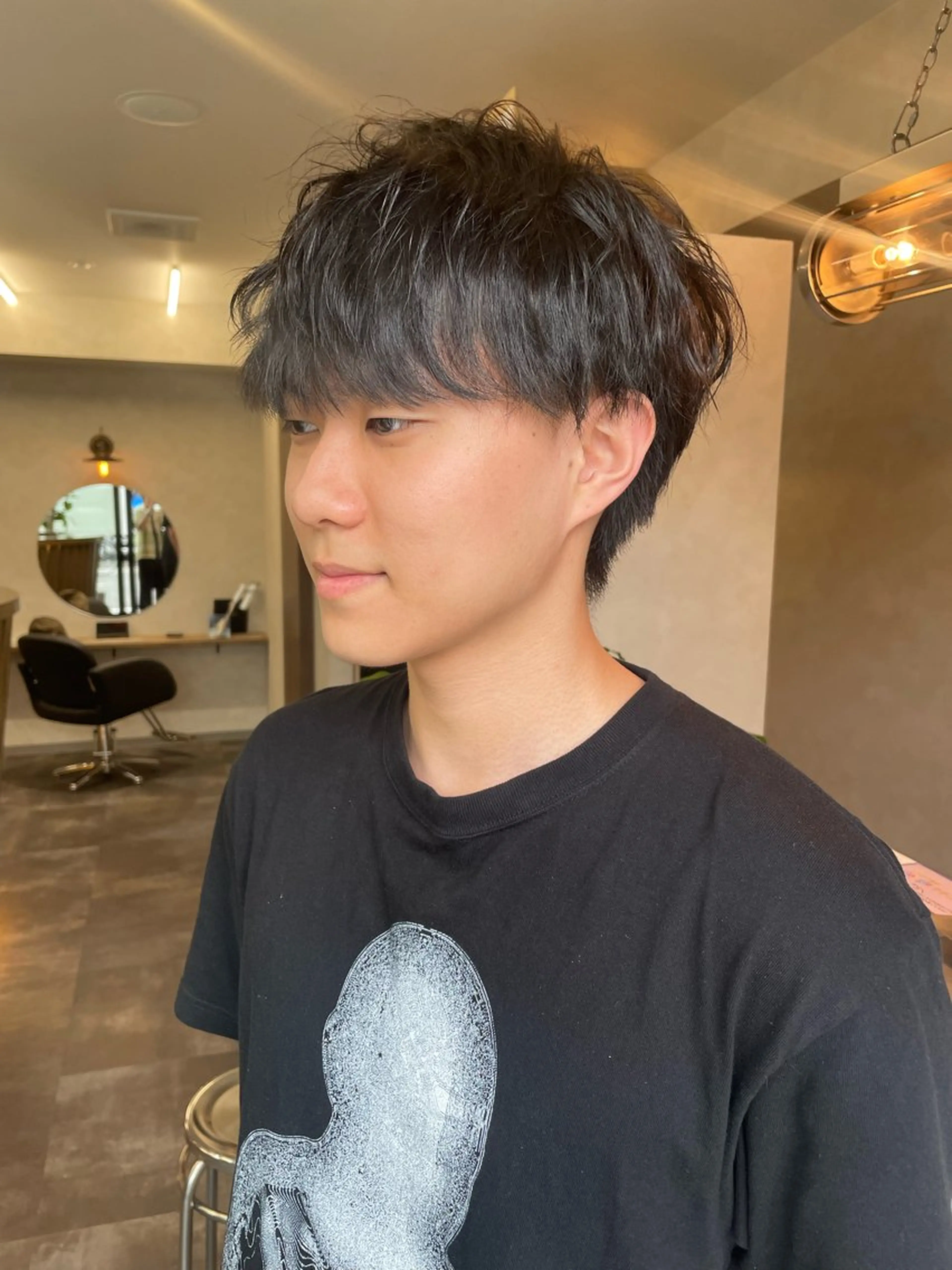 ショート カット パーマ 【髪質改善】 【酸性ストレート】のヘアスタイル