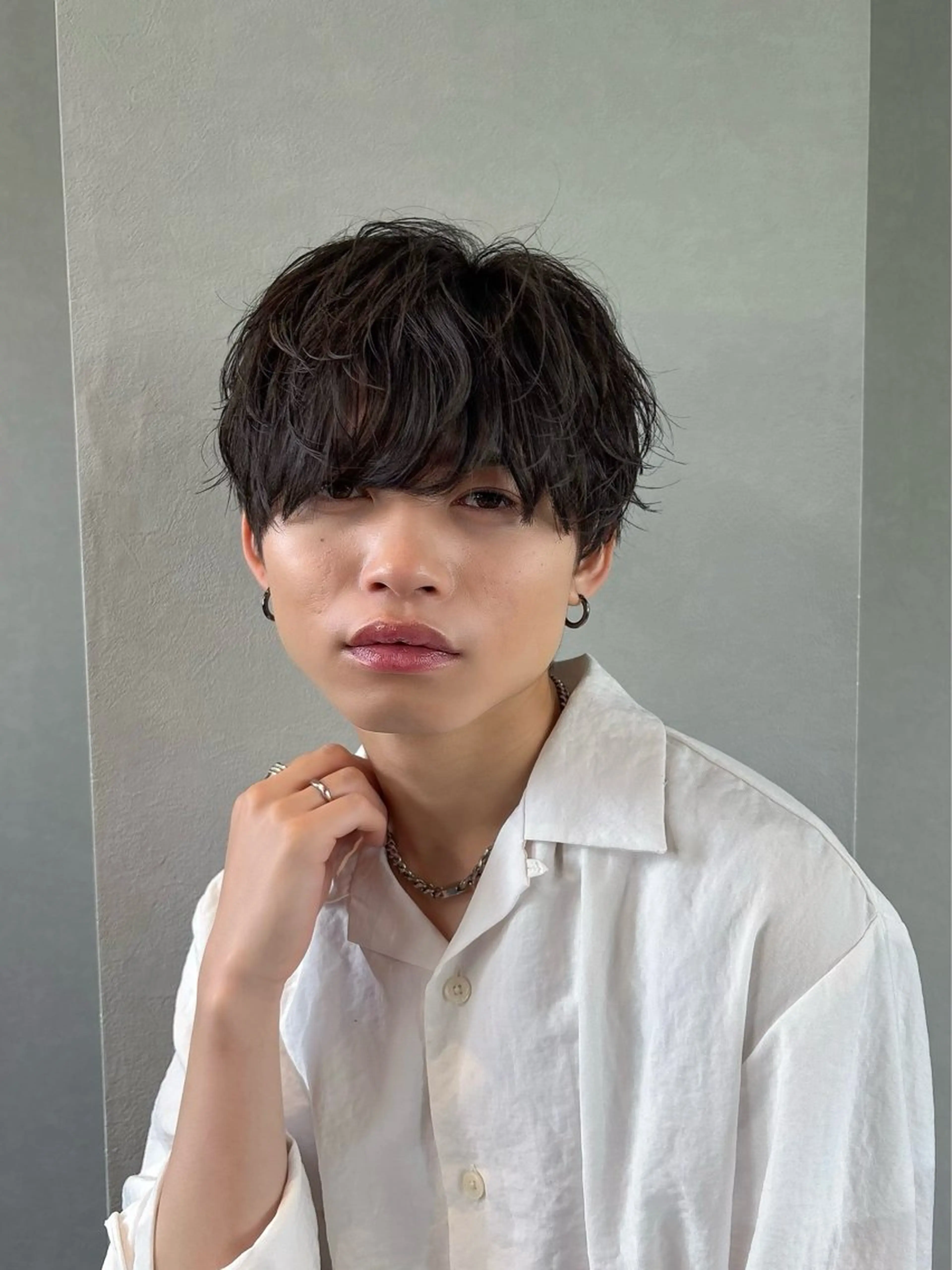 ショート カラー パーマ メンズ カット パーマ 🎧【パーマ師】 SOUMA🎧のヘアスタイル