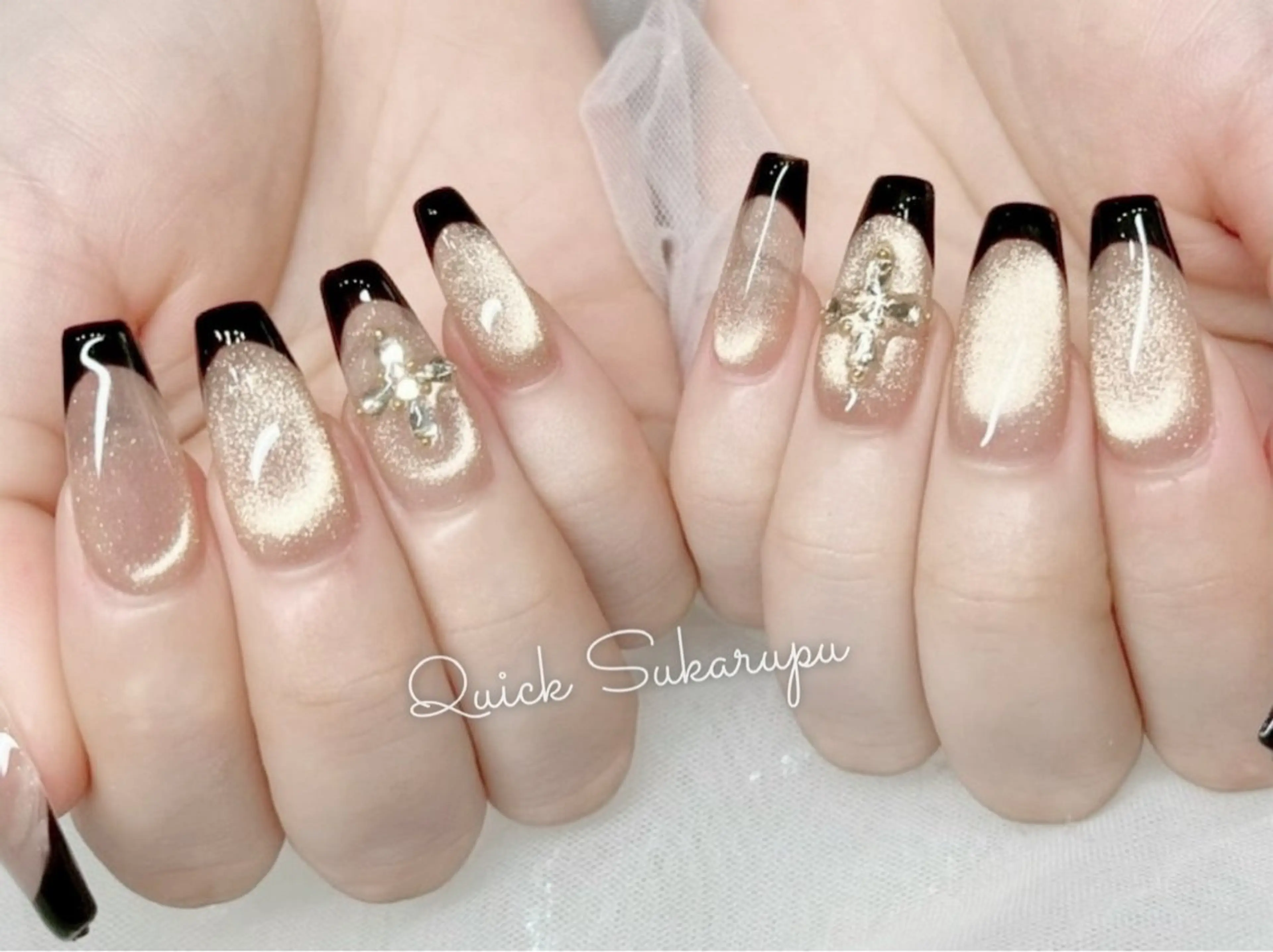 ロング Quick Sukarupu 高田馬場店所属・Quick Sukarupuのネイルデザイン
