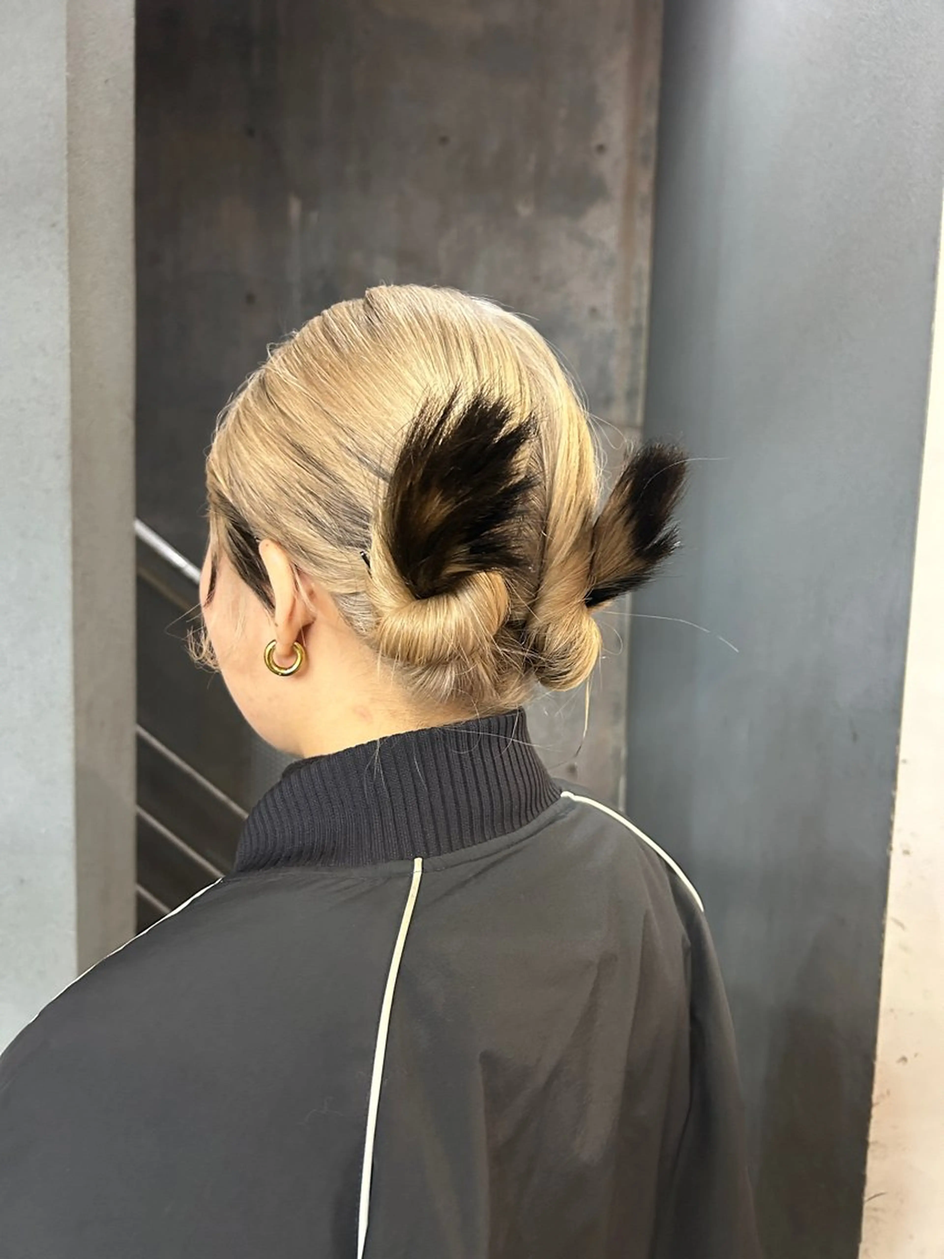 ショート ヘアセット Hiyo 海外レイヤーカットのヘアスタイル