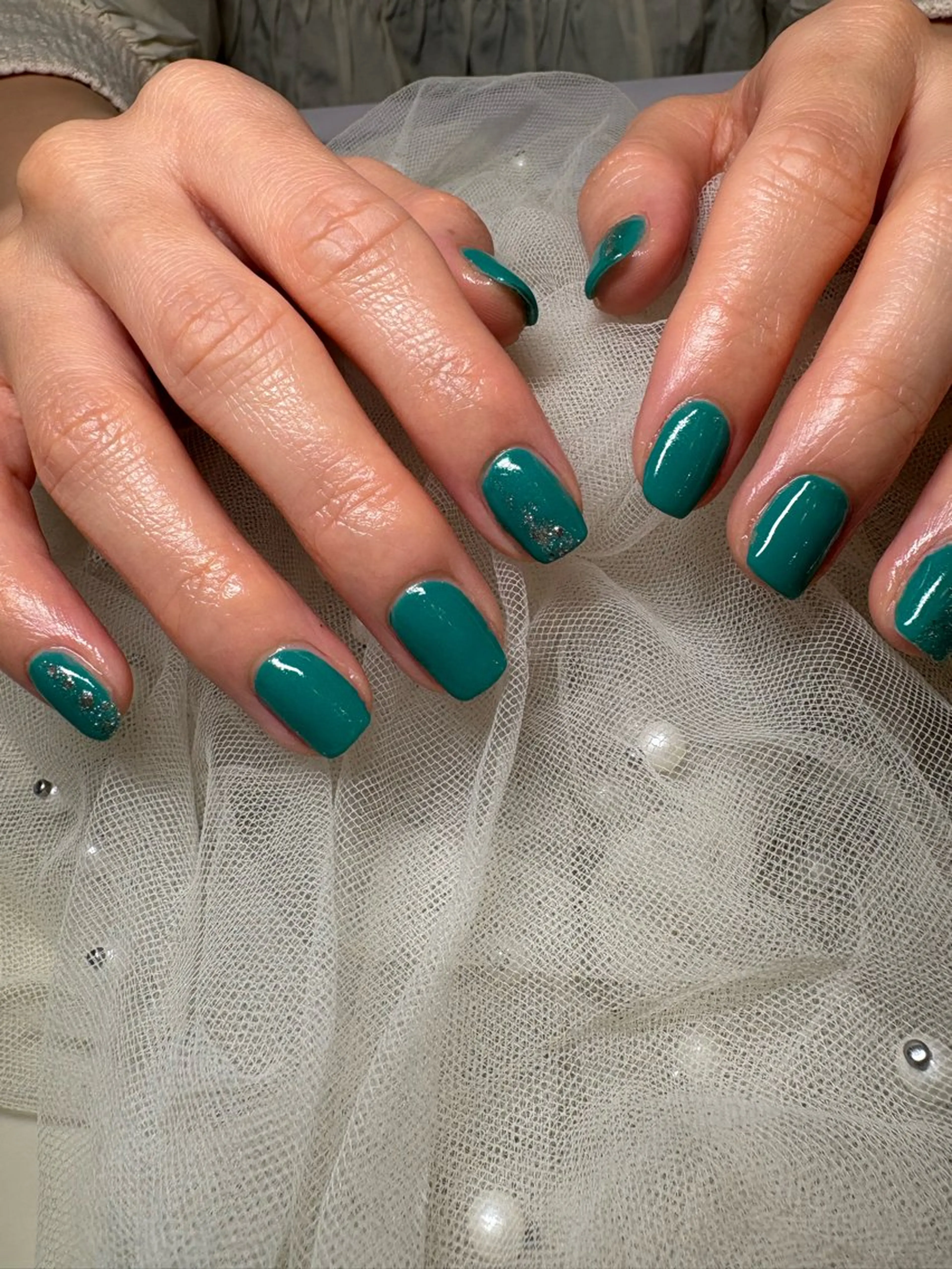 ネイル ワンカラーネイル ハンドネイル 奥園 良恵のネイルデザイン