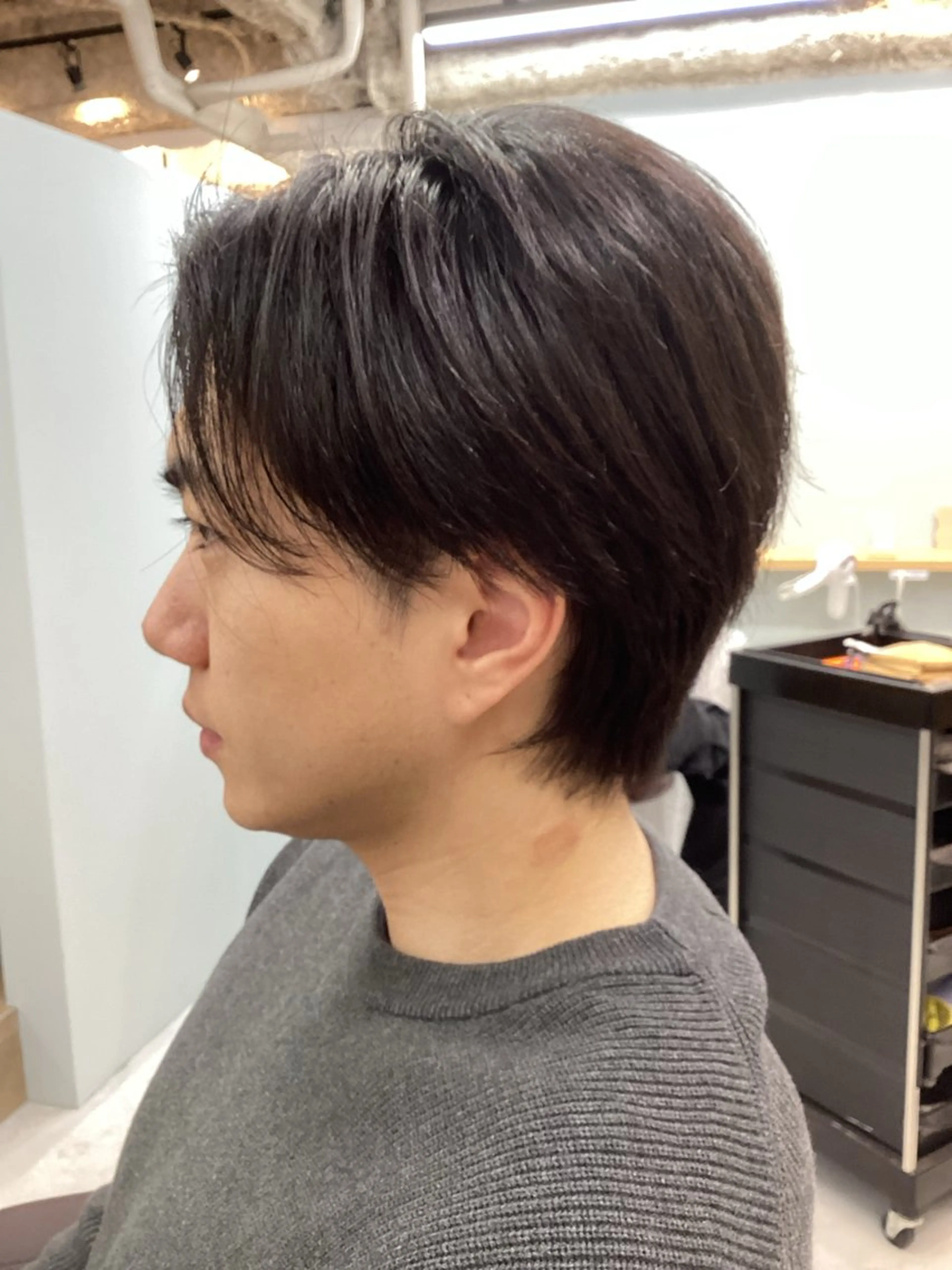 ショート カット パーマ a-o岡野　こやま しんぺいのヘアスタイル