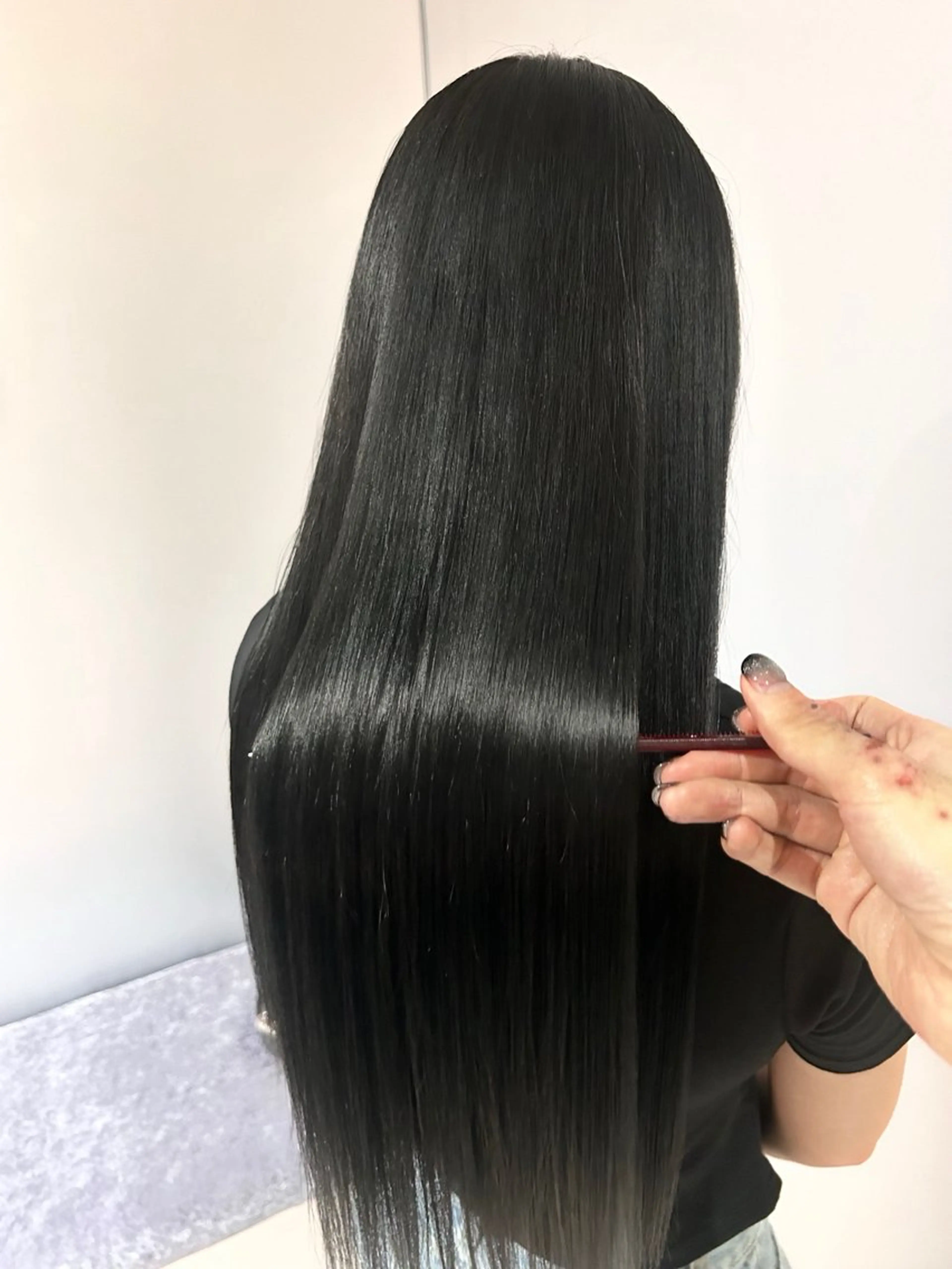 カット+カラー+💎地毛風・縮毛矯正💎+Aujua+超音波アイロン 【巻ける・結べる・美髪・レイヤー・髪質改善】の写真