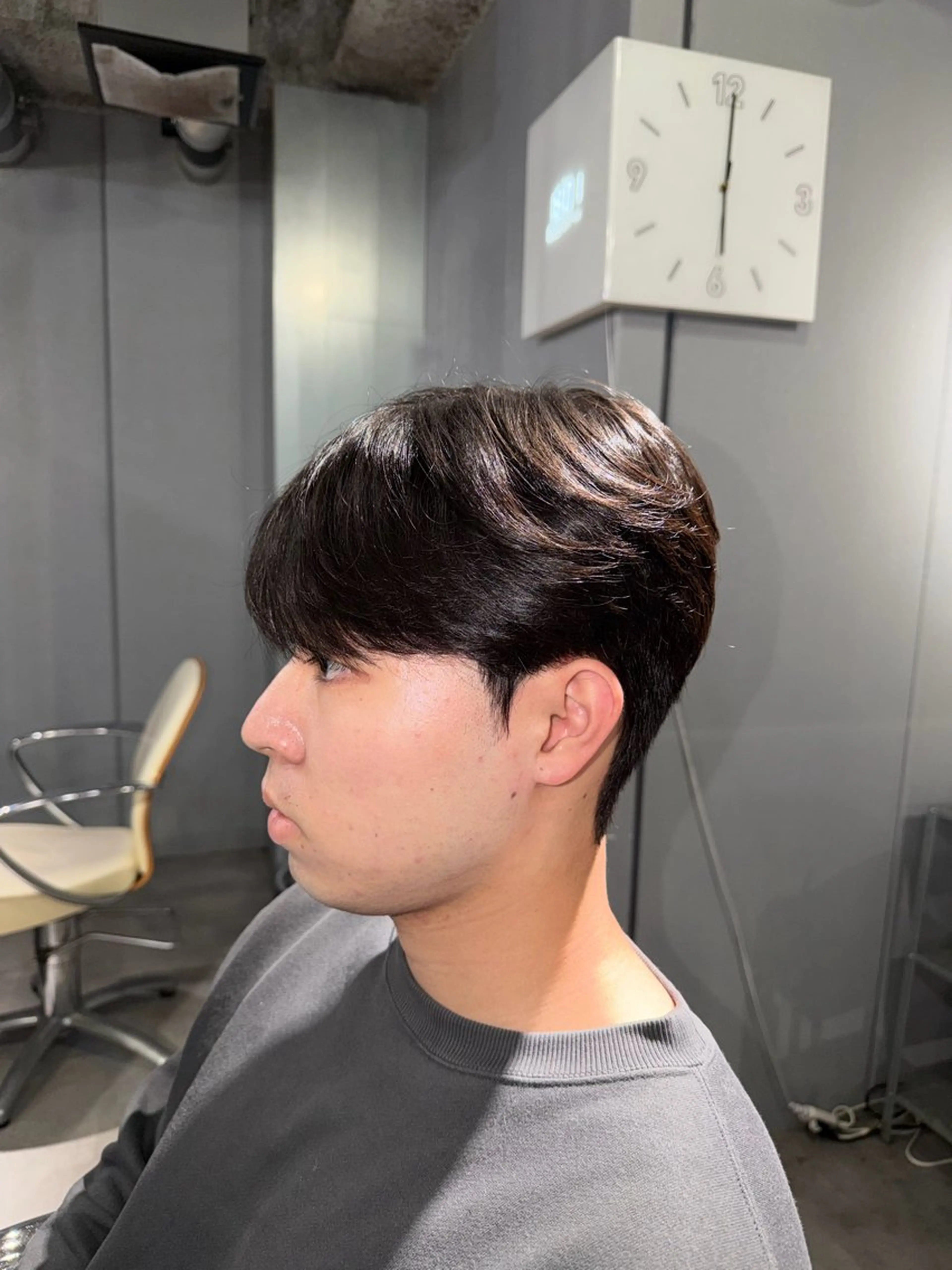 メンズ カット パーマ 和 ／韓国メンズスタイルのヘアスタイル