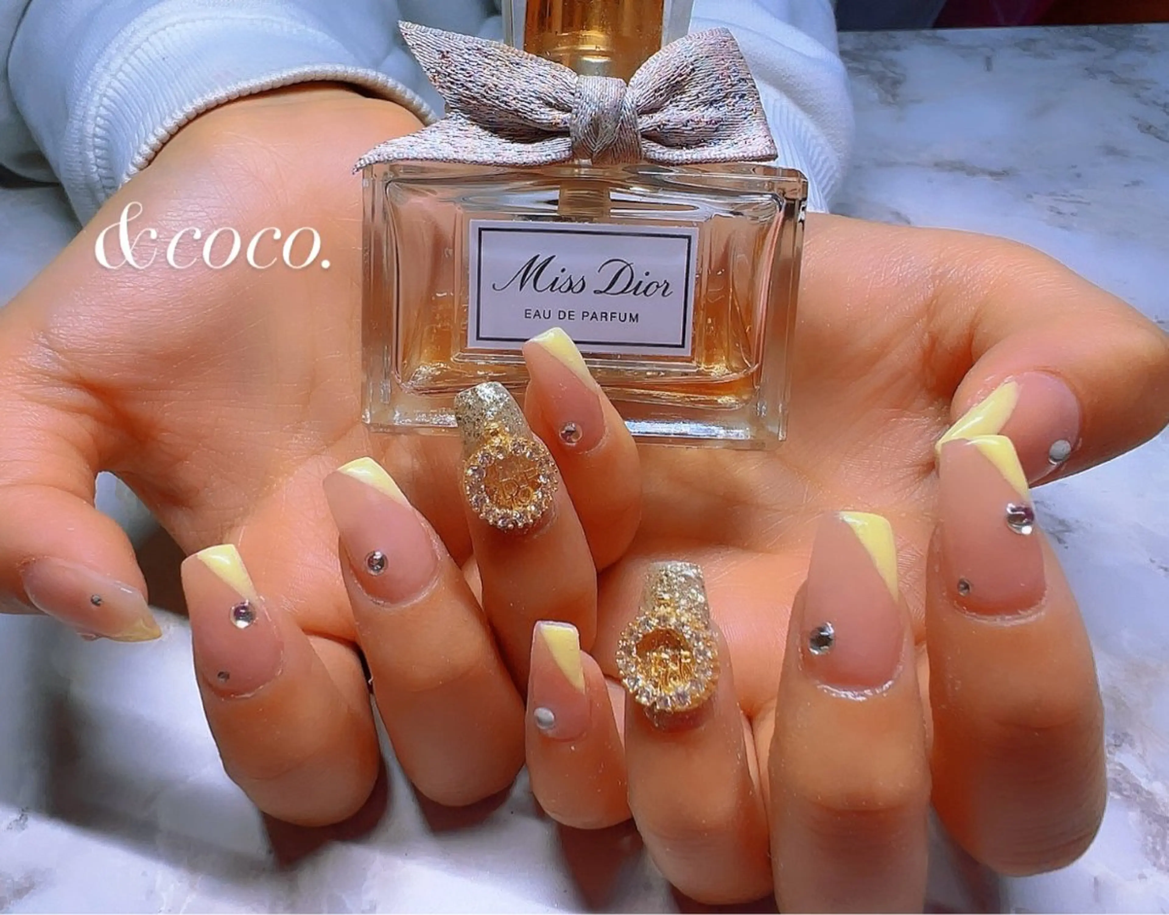 ネイル フレンチネイル ＆ coco.のネイルデザイン
