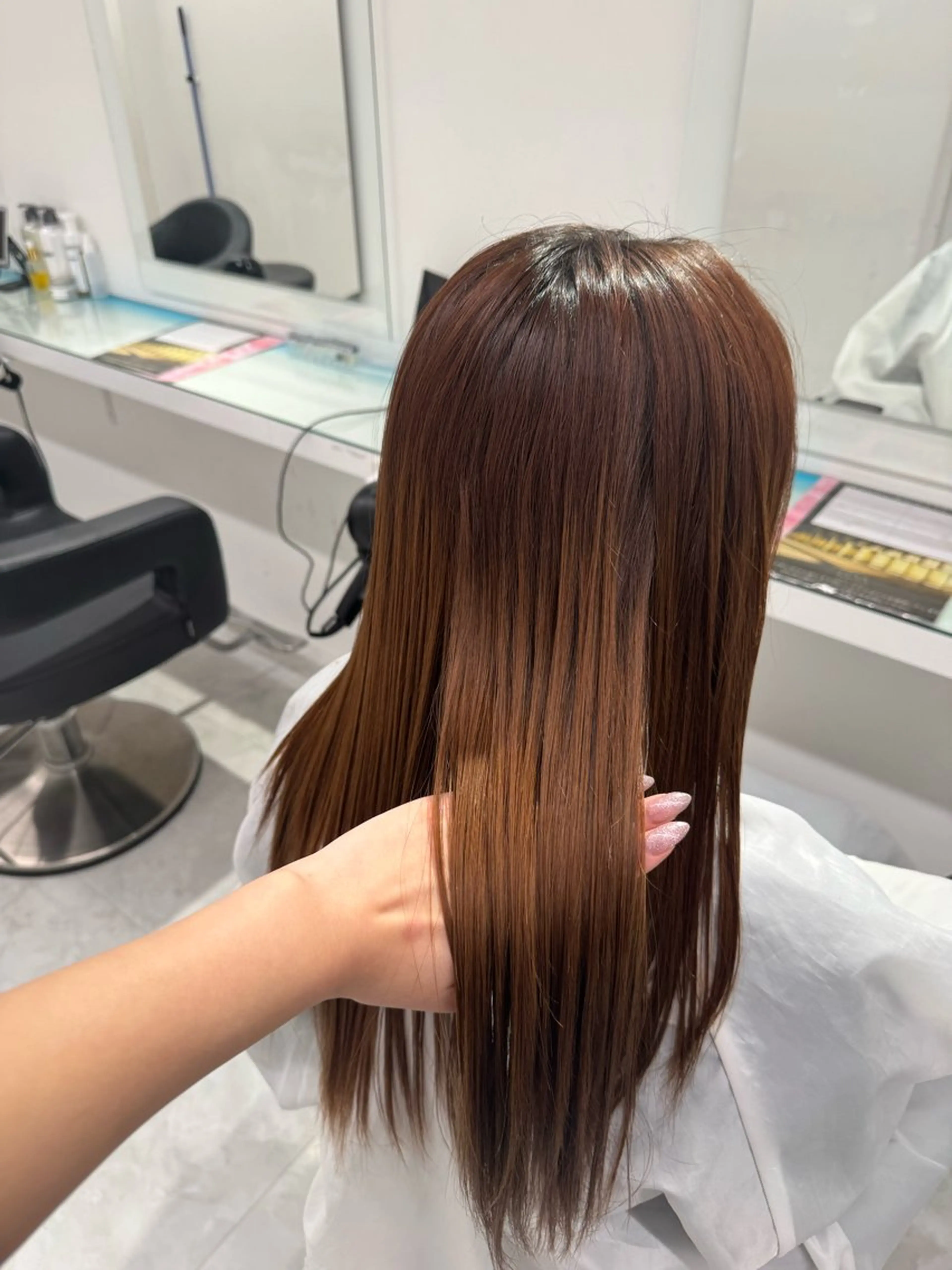 ロング トリートメント 🧁透明感×モテ💞 WカラーNanamiのヘアスタイル