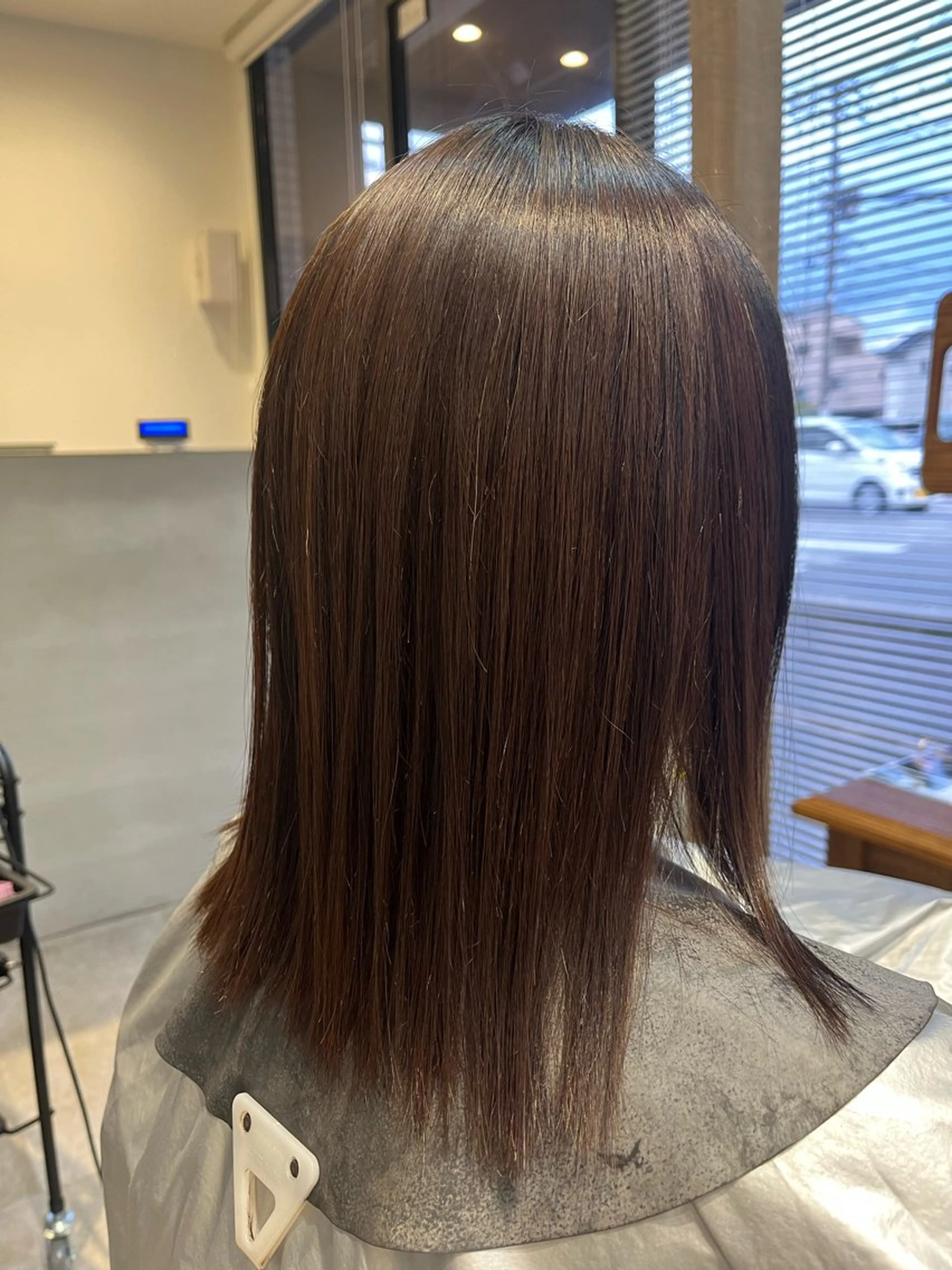 髪質改善縮毛強制+カット+保湿トリートメントの写真