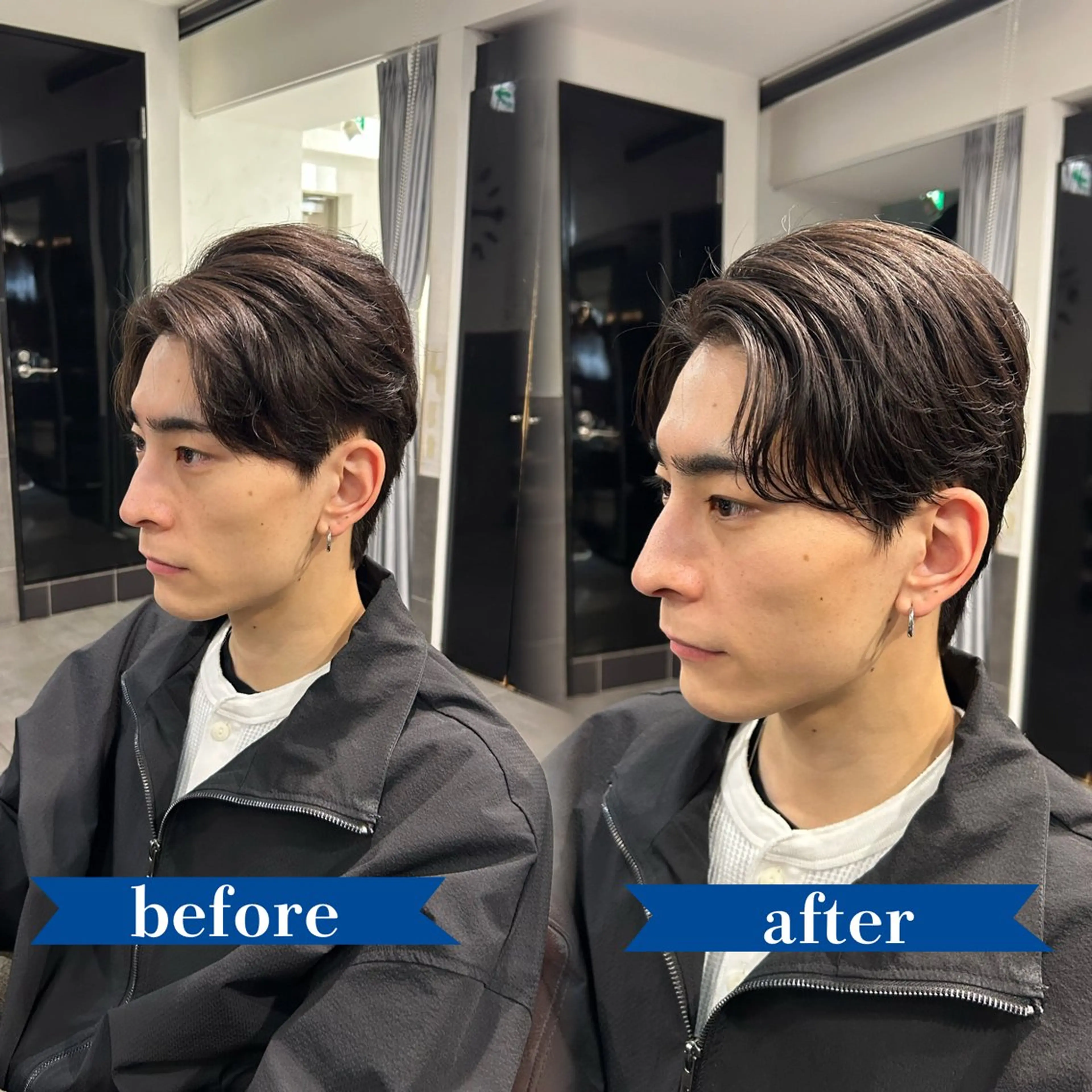 メンズ 中野 結華のヘアスタイル