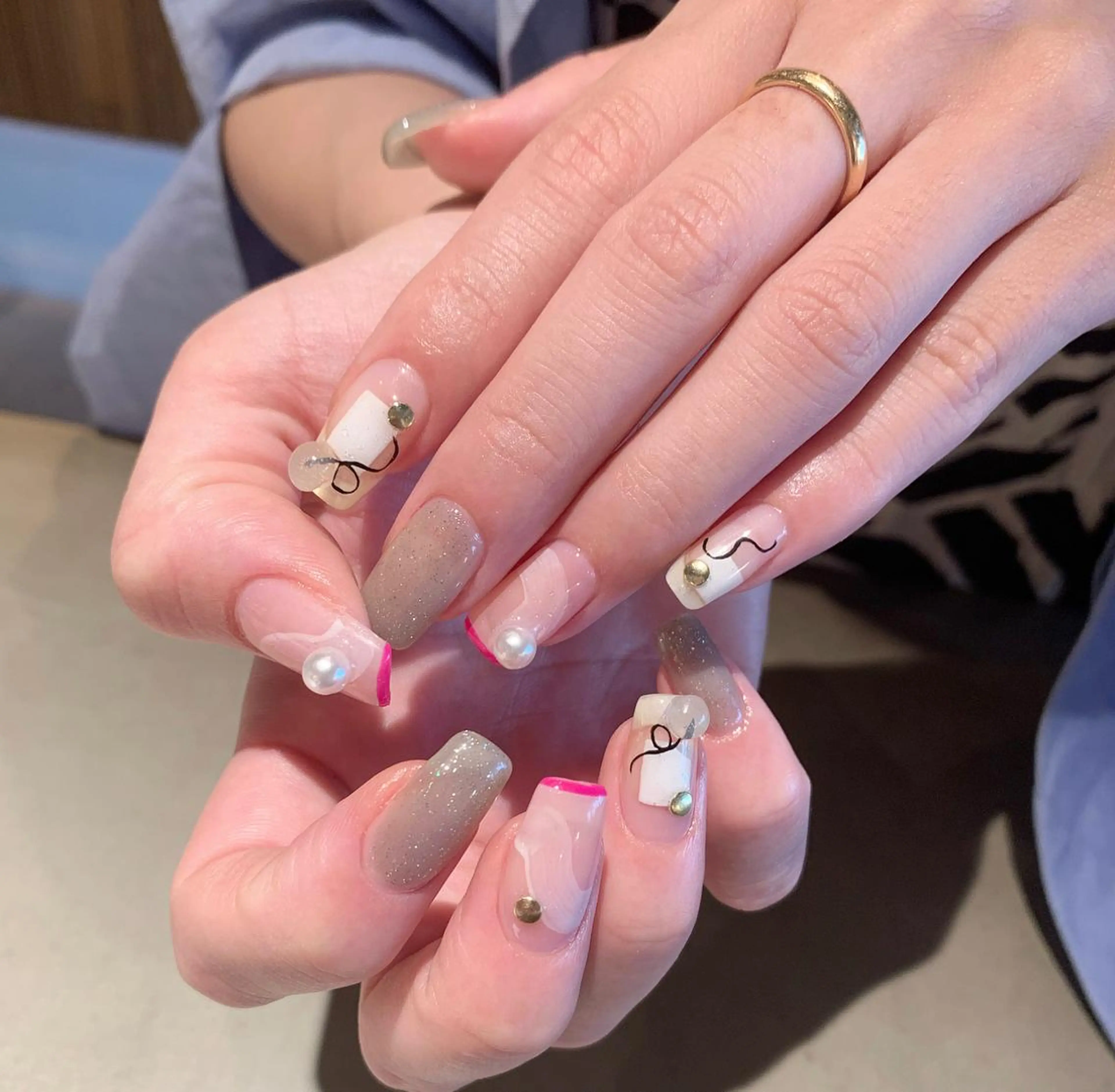 ネイル ハンドネイル にしぐち はるかのネイルデザイン