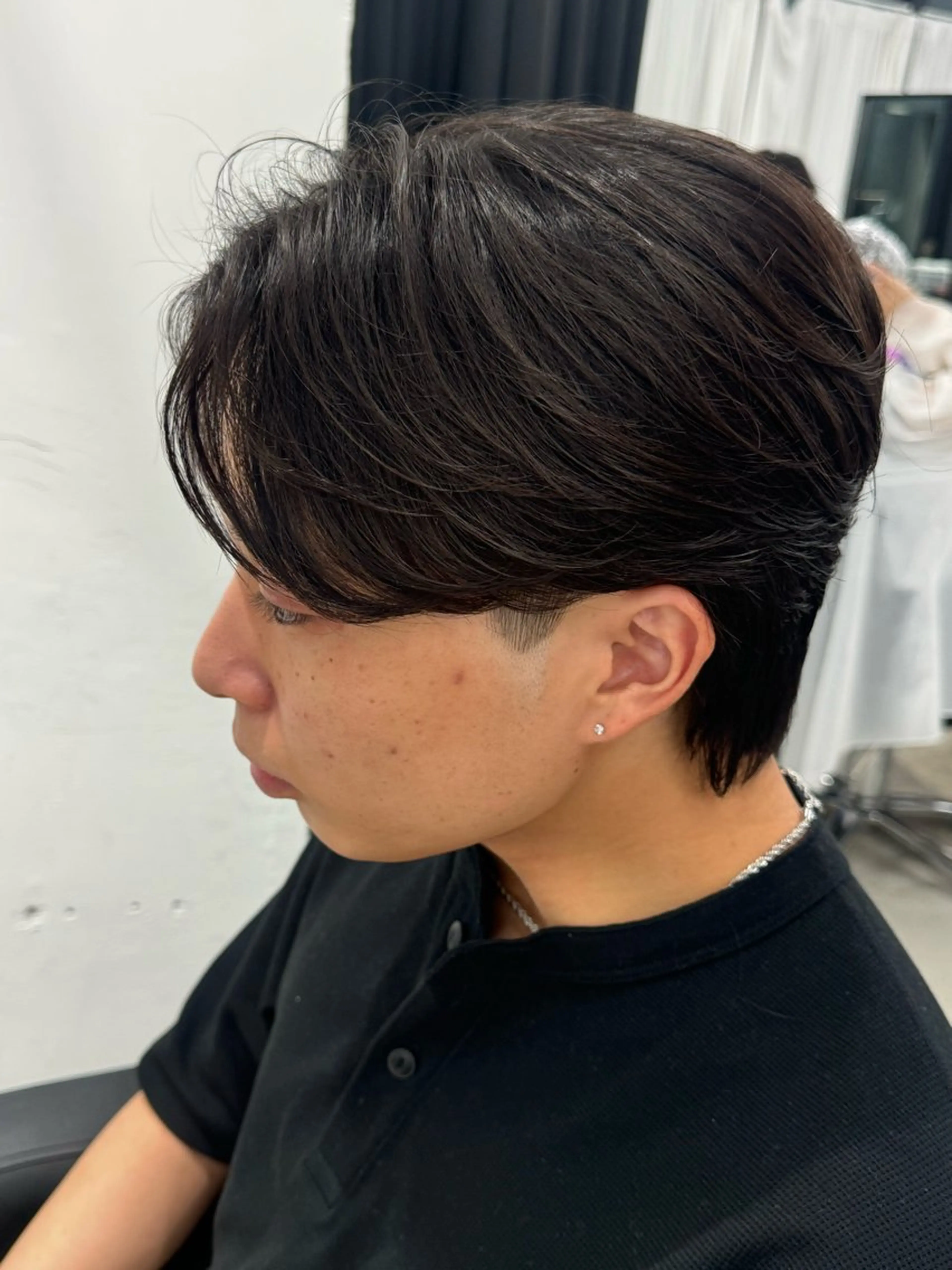 ショート パーマ メンズ カット パーマ トリートメント ヘアセット Pia/KIRIA /福岡美容室のヘアスタイル