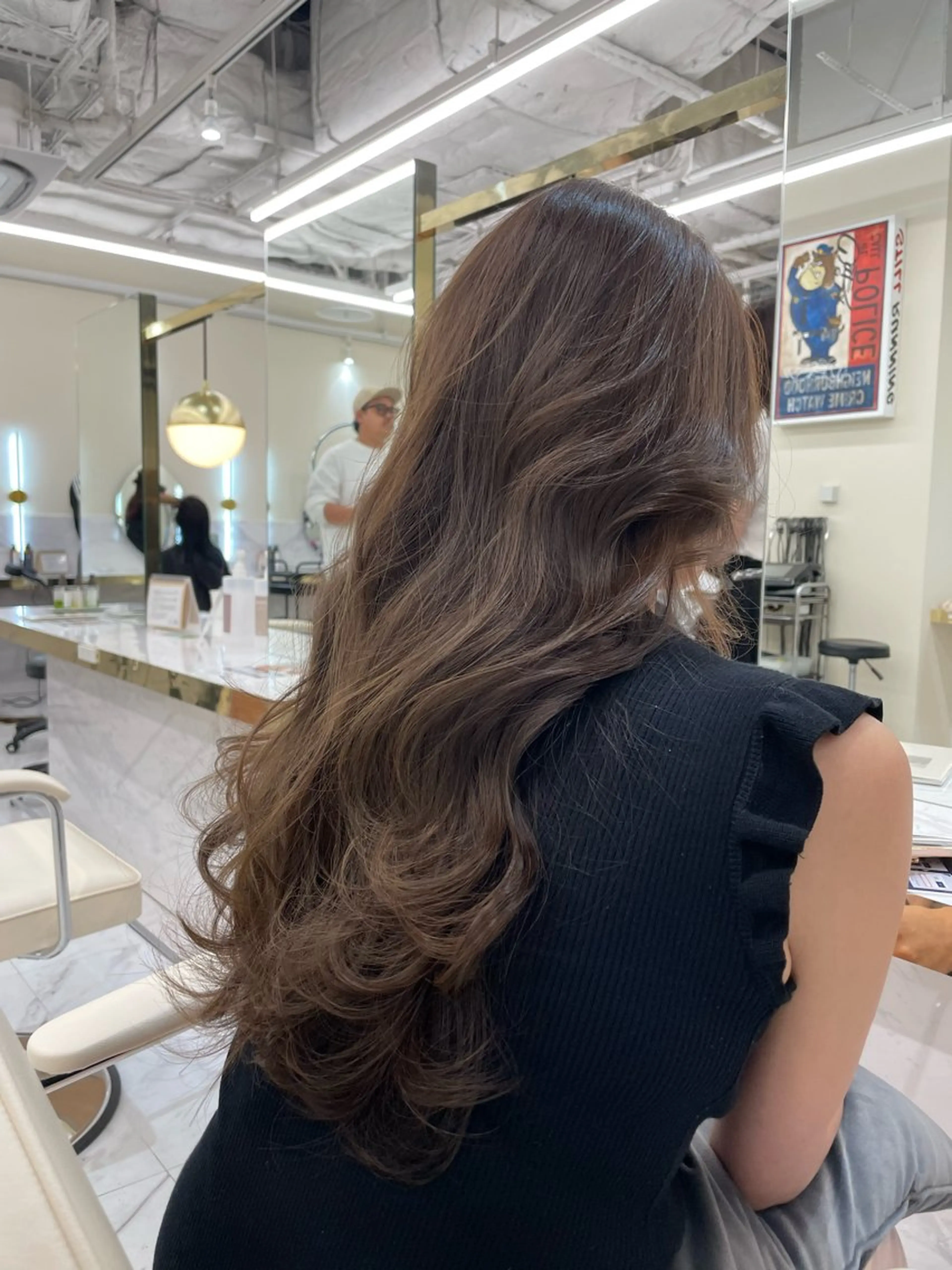 ロング カラー ヘアアレンジ ブリーチ ブラウンカラー 透明感カラー ダブルカラー ブリーチなしカラー カット ヘアカラー トリートメント ヘアセット 髪質改善特化 🫧松野力也のヘアスタイル