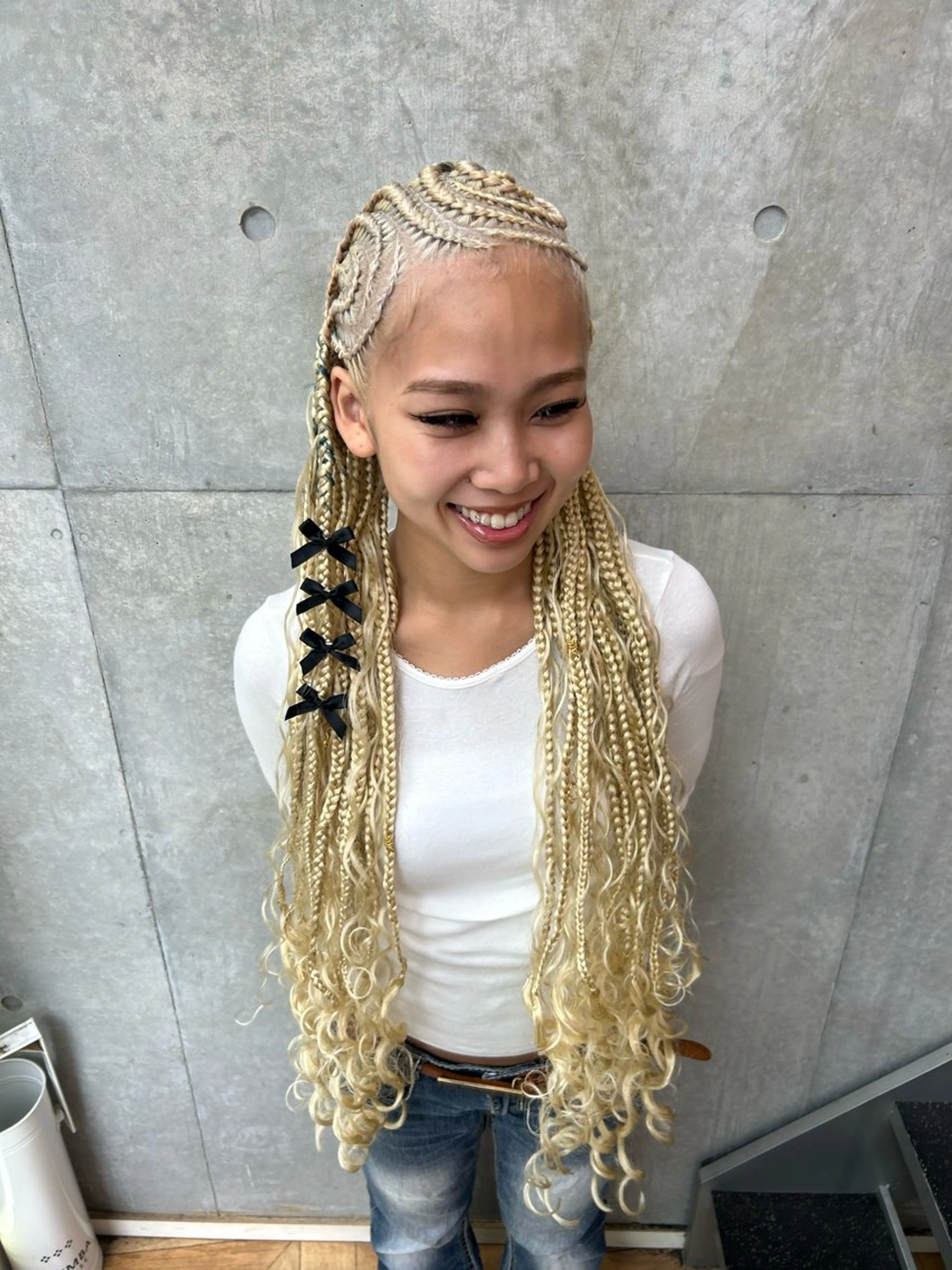 ボヘミアンデザインコーンロウの写真