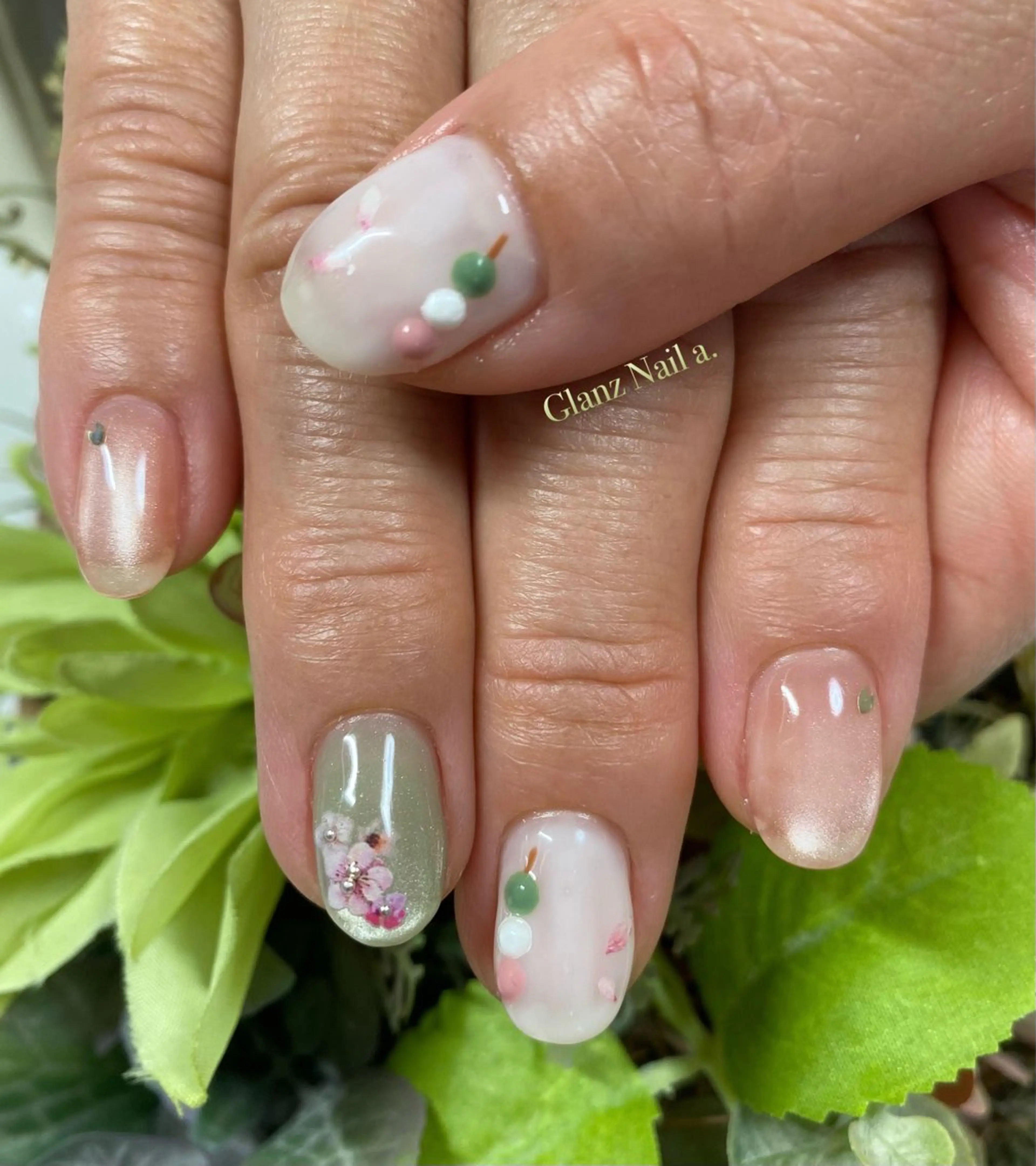 ネイル 桜ネイル Glanz  Nail aのネイルデザイン