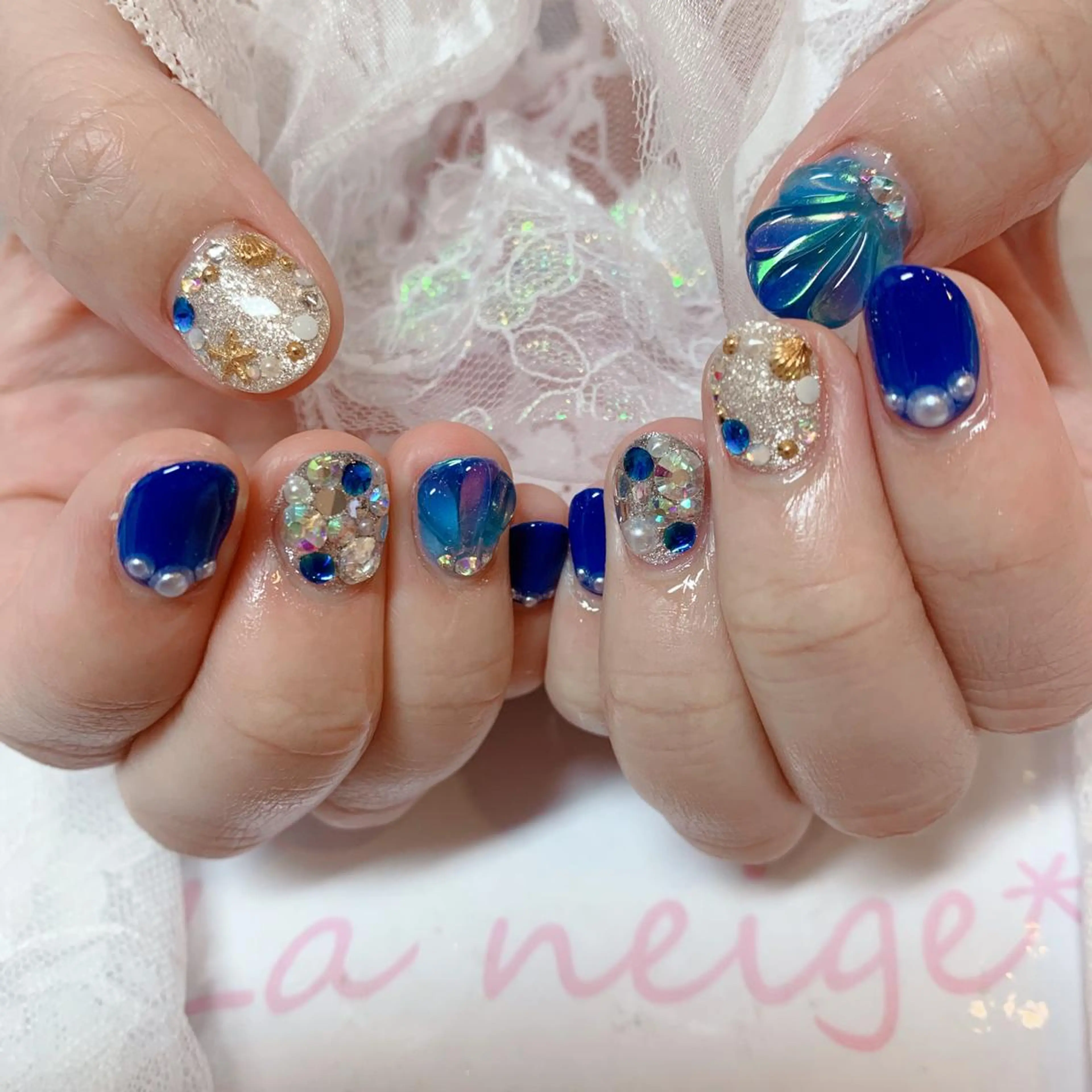 ネイル ハンドネイル La neige* yuki 🐩🌙のネイルデザイン