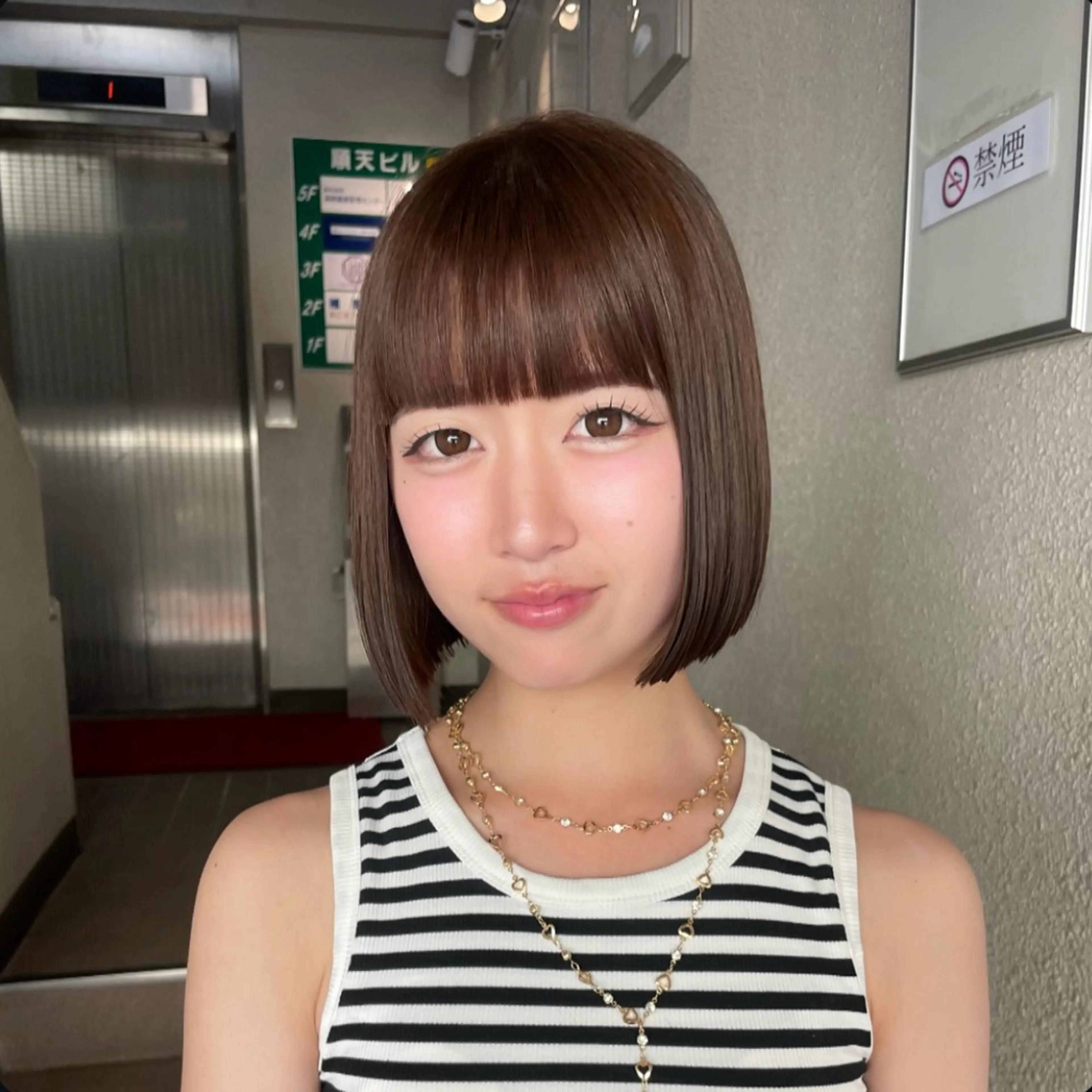 ミディアム カット トリートメント こいき/赤味消し /艶カラー🎀✨のヘアスタイル