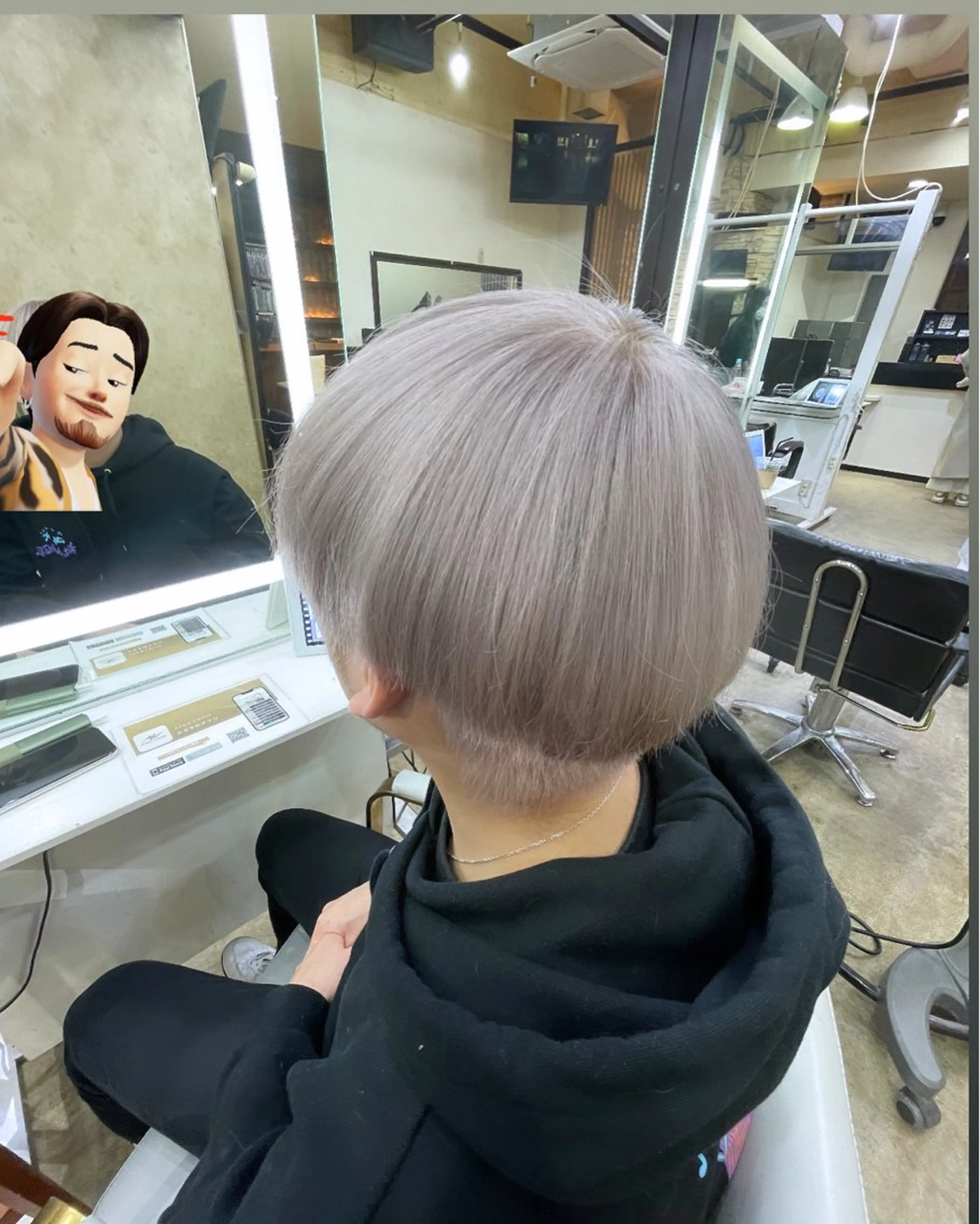 ショート メンズ ヘアカラー トリートメント ヘアセット PSY【サイ】所属・PSY【サイ】 /池袋/RYUSEIのヘアスタイル