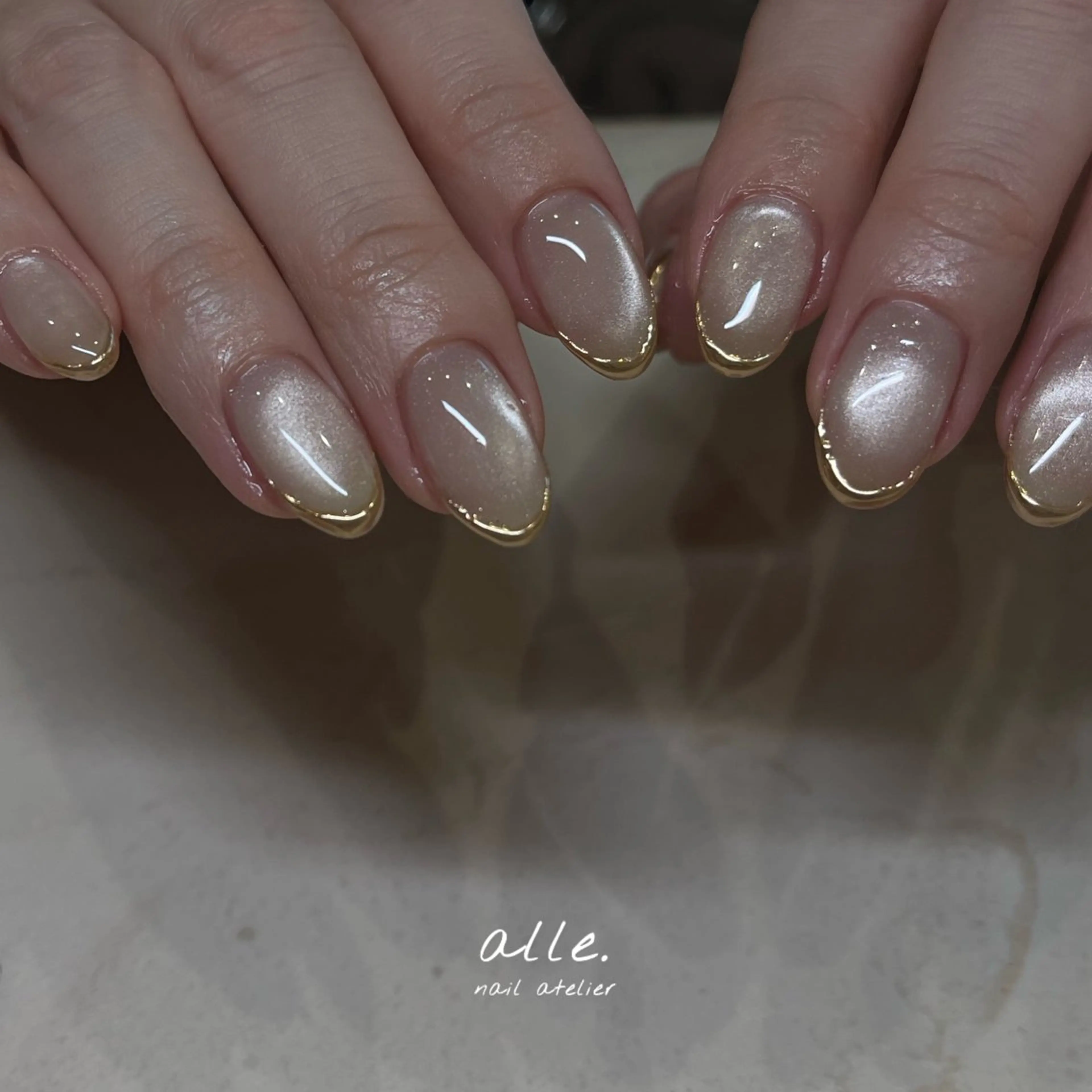 ネイル ハンドネイル atelier alle.のネイルデザイン