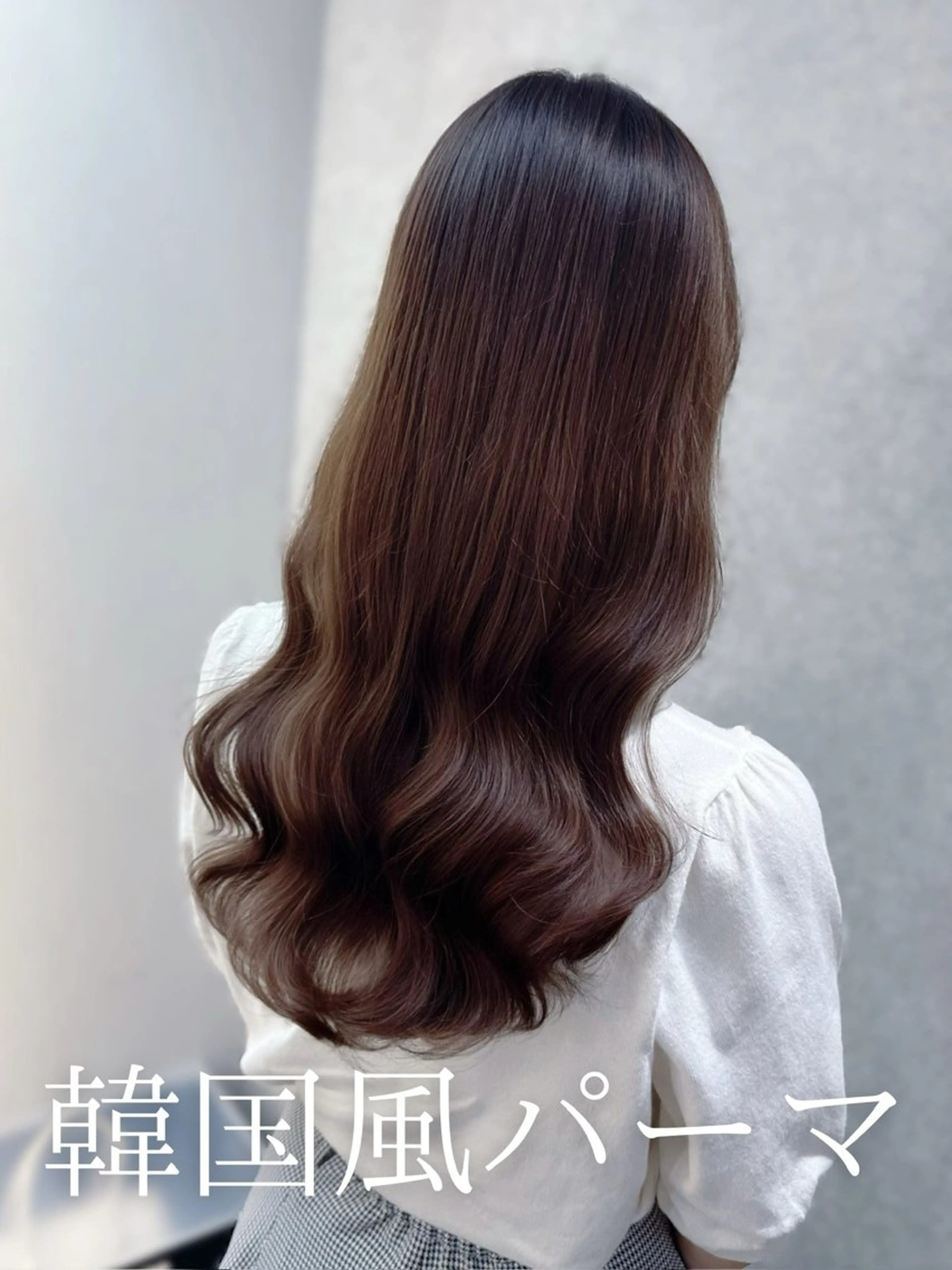 セミロング 韓国風パーマ/ 韓国ヘア/大森千寛のヘアスタイル