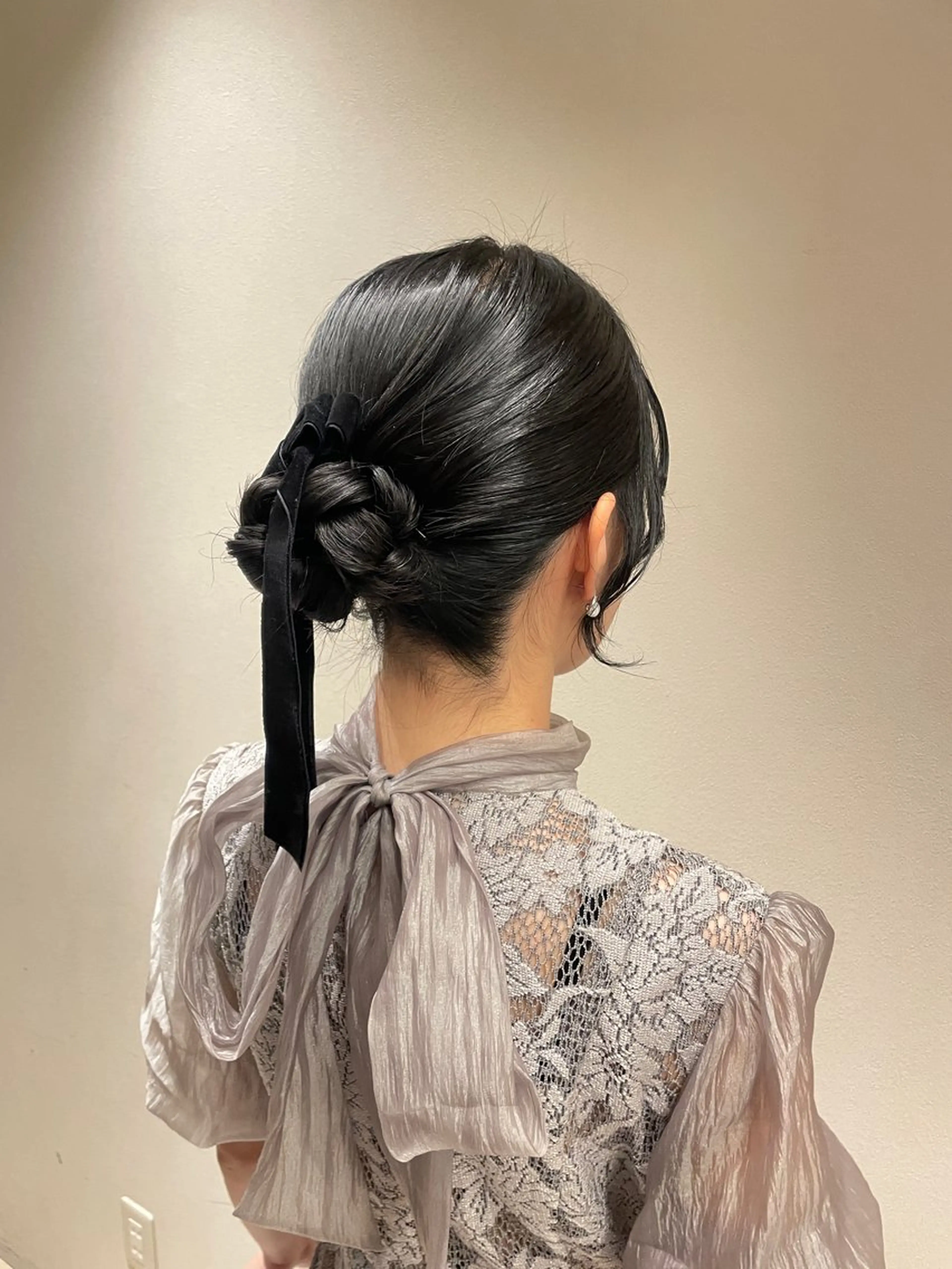 セミロング ヘアアレンジ 神谷 亜結美のヘアスタイル