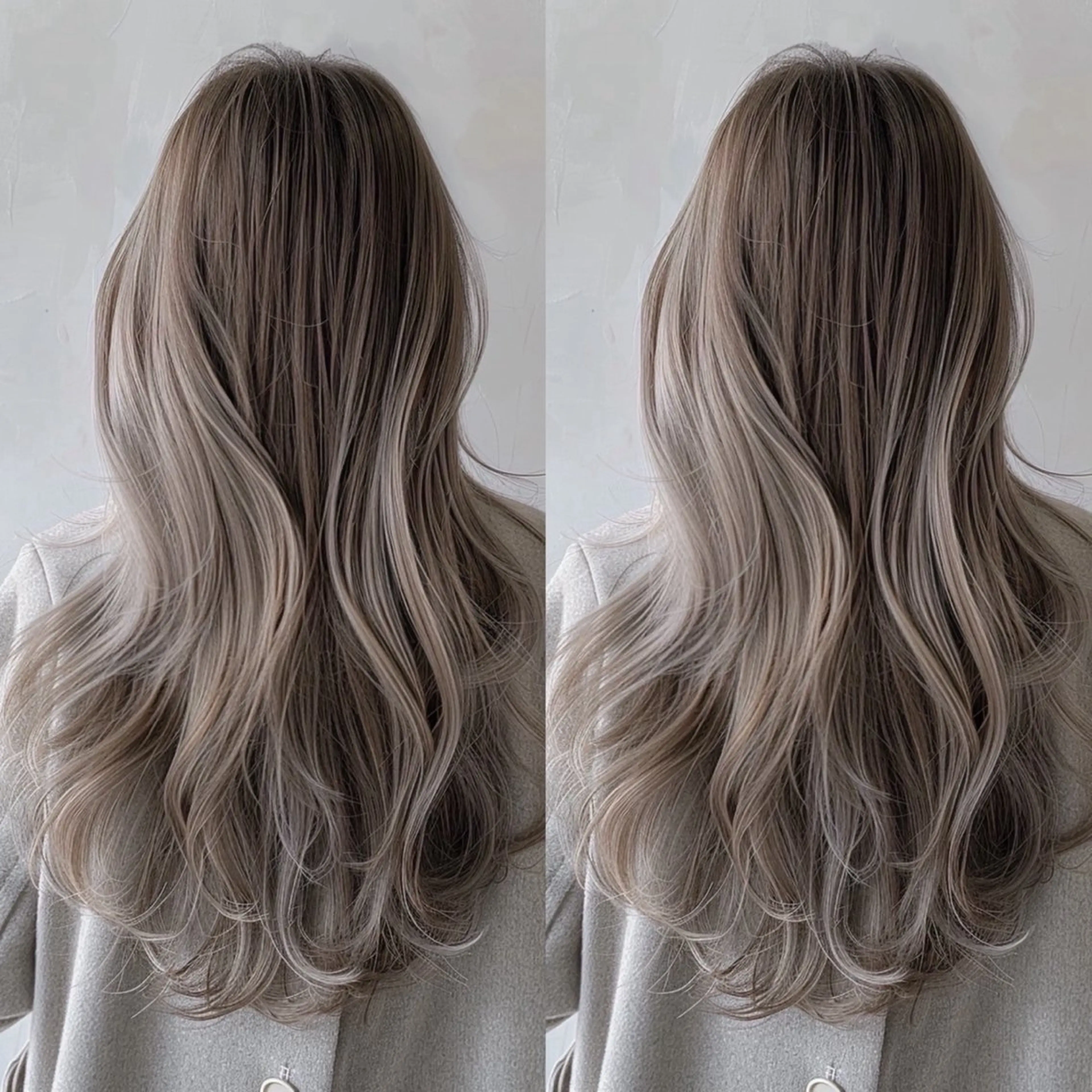 ロング カラー ヘアカラー ブリーチなしWカラー 超特化/YURAのヘアスタイル