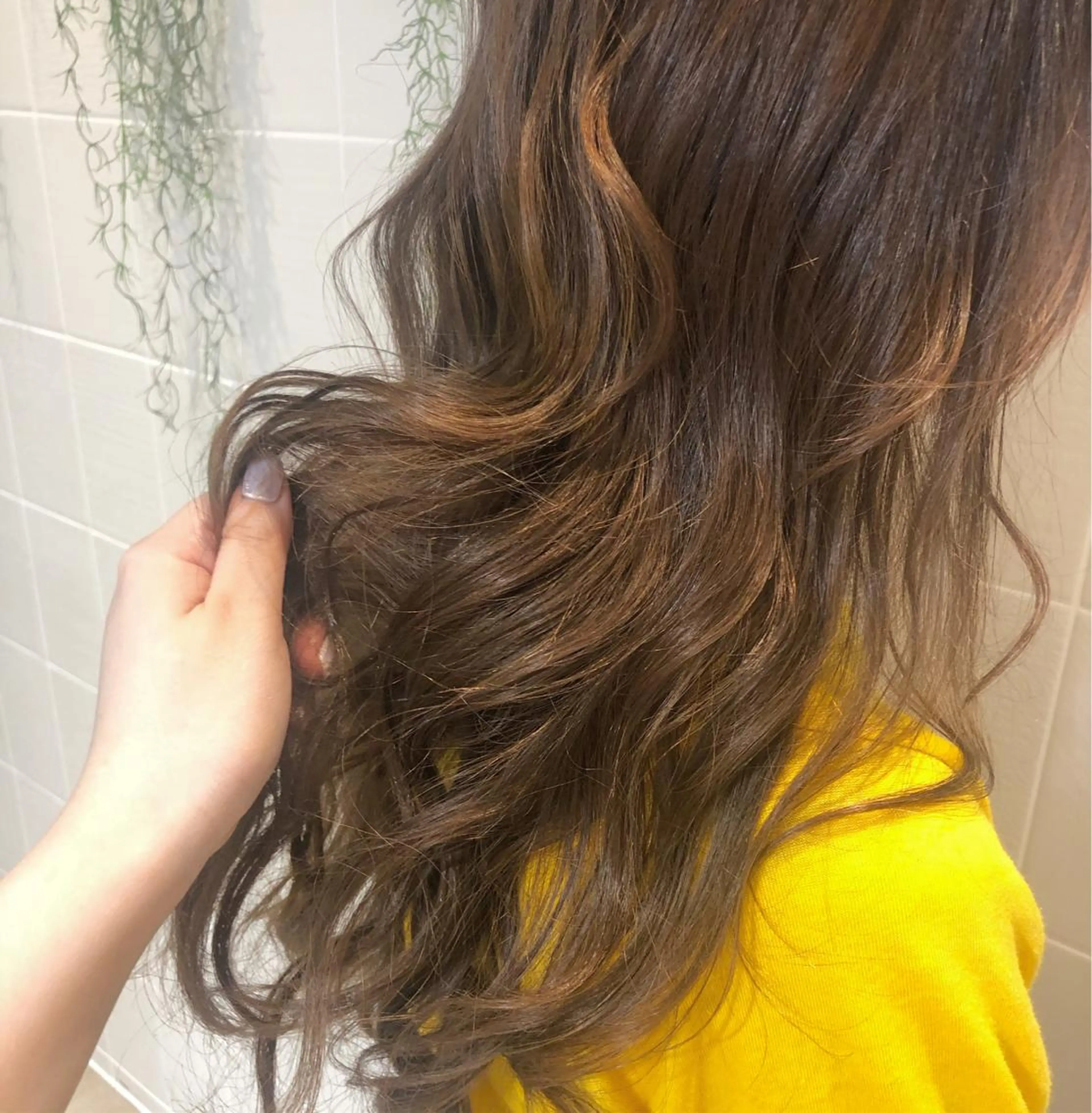 ロング カラー ヘアカラー トリートメント まつげ兼任しもさこ 🌟レイヤー得意のヘアスタイル