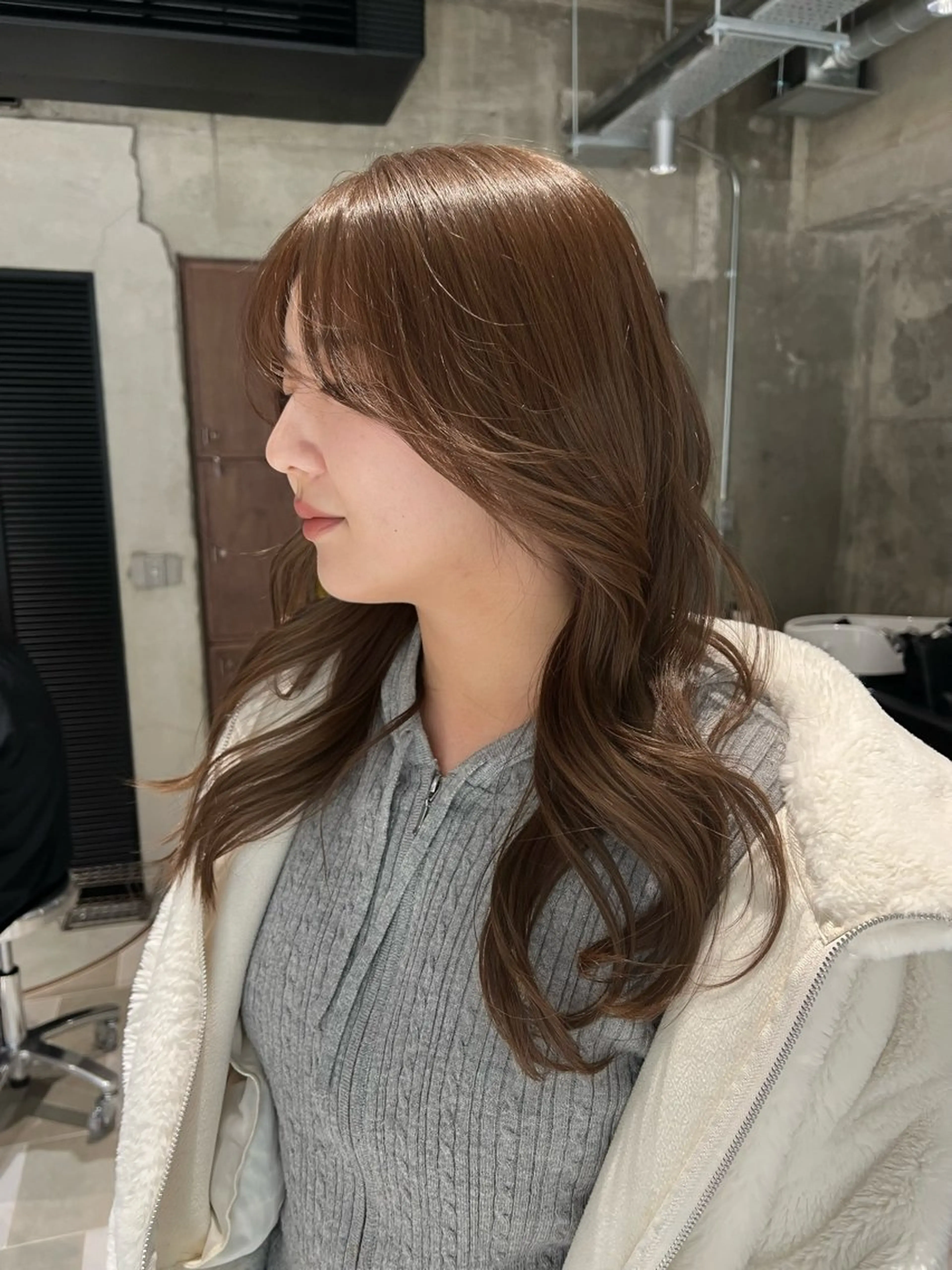 セミロング nok所属・nok kaoriのヘアスタイル