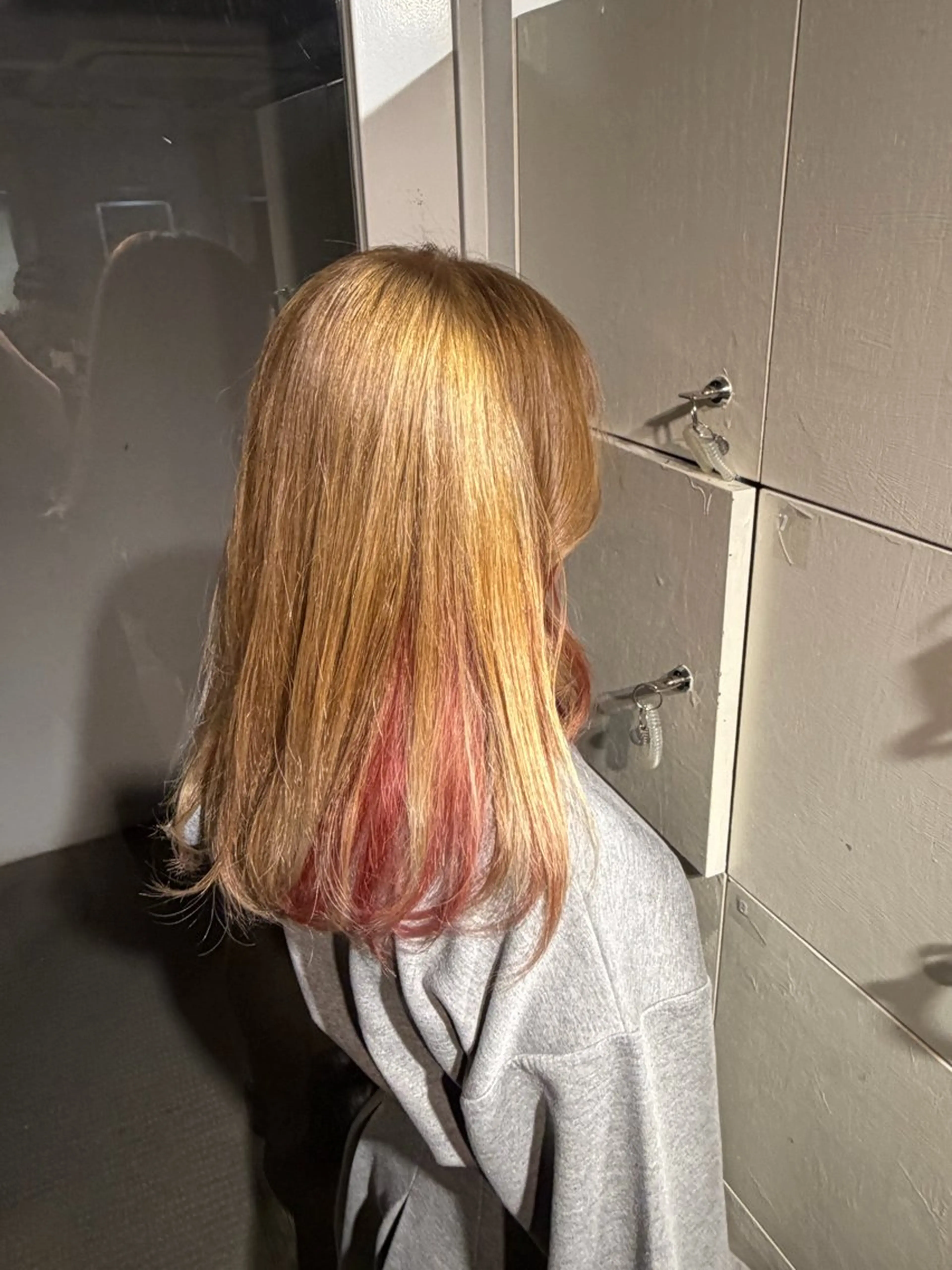 ロング ヘアカラー トリートメント 絶対綺麗な暖色カラー 🎯あります✨増渕✨のヘアスタイル